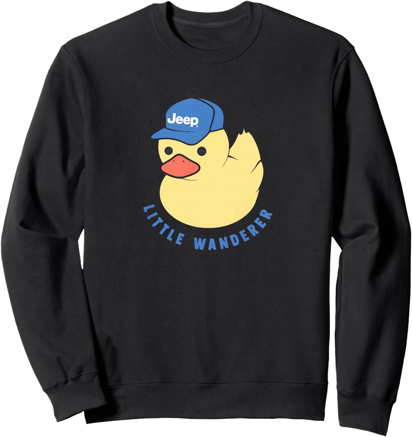 Kids Jeep Duck Little Wanderer - Officially Licensed Sweatshirt - Sweatshirt | Black