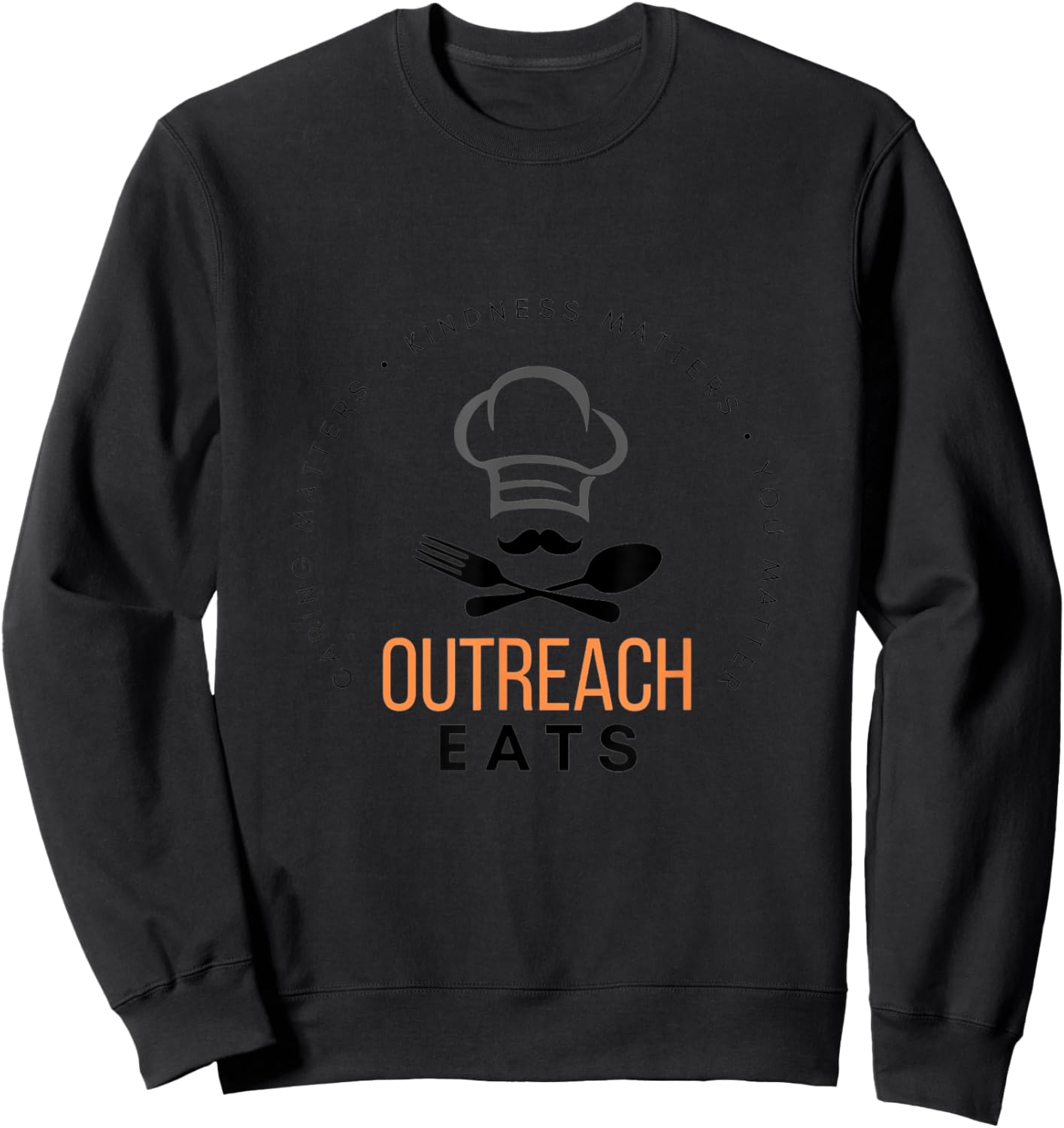 Outreach Eats Sweatshirt - Sweatshirt | Black
