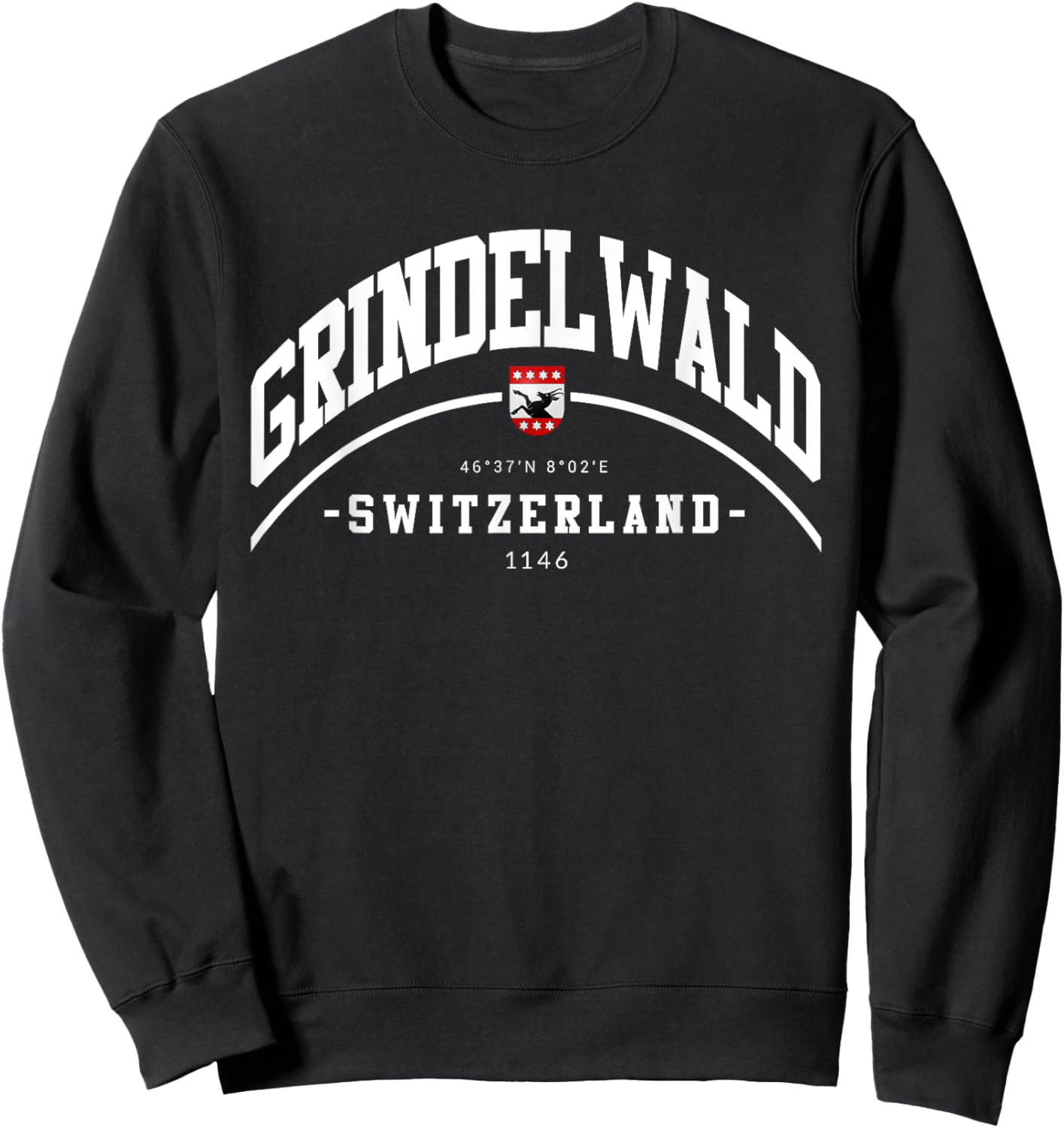 Grindelwald vacation to Grindelwald Switzerland home Sweatshirt - Sweatshirt | Black