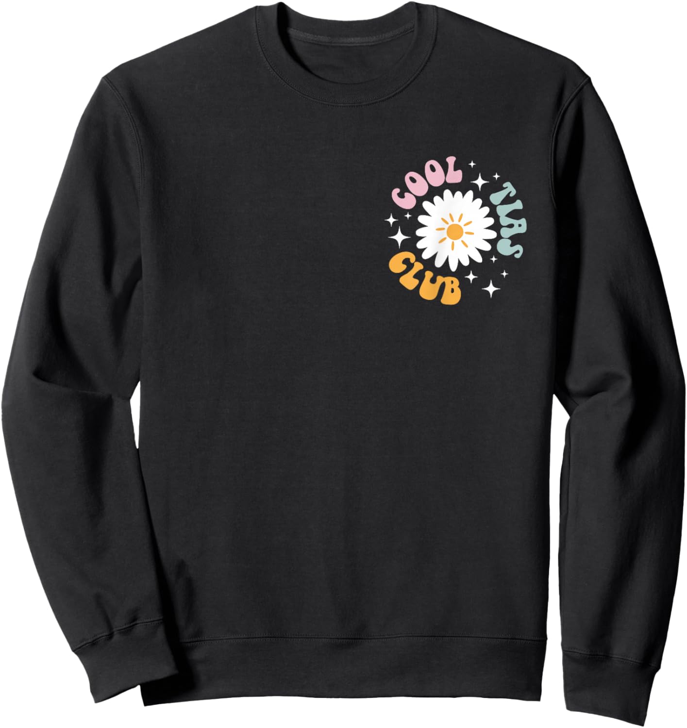 Cool Tias Club Tia Aunt Groovy Tia Auntie Sweatshirt - Sweatshirt | Black