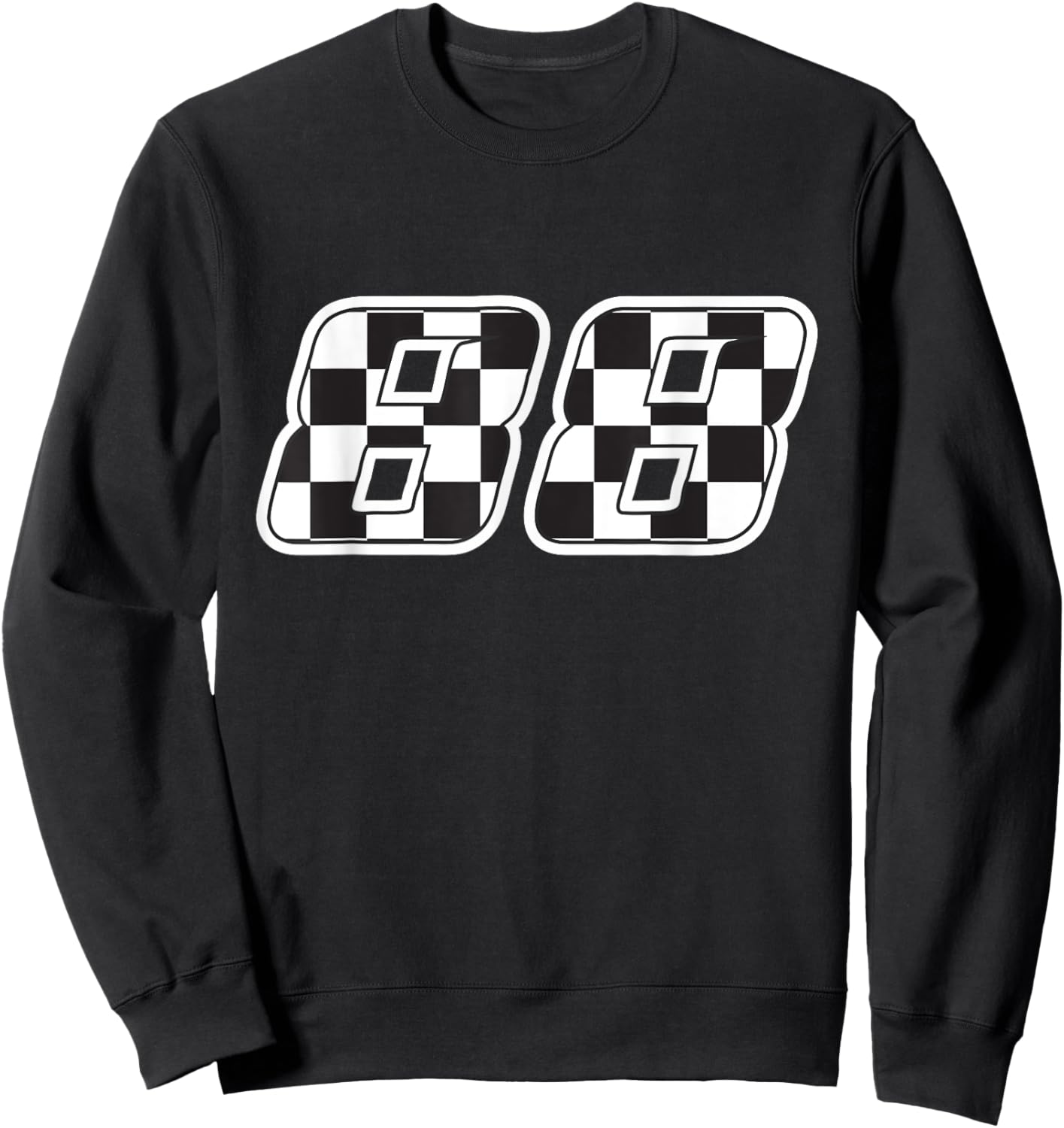 Pit Crew Costume Car Racing 88 Auto Car Race Pit Racer Sweatshirt - Sweatshirt | Black