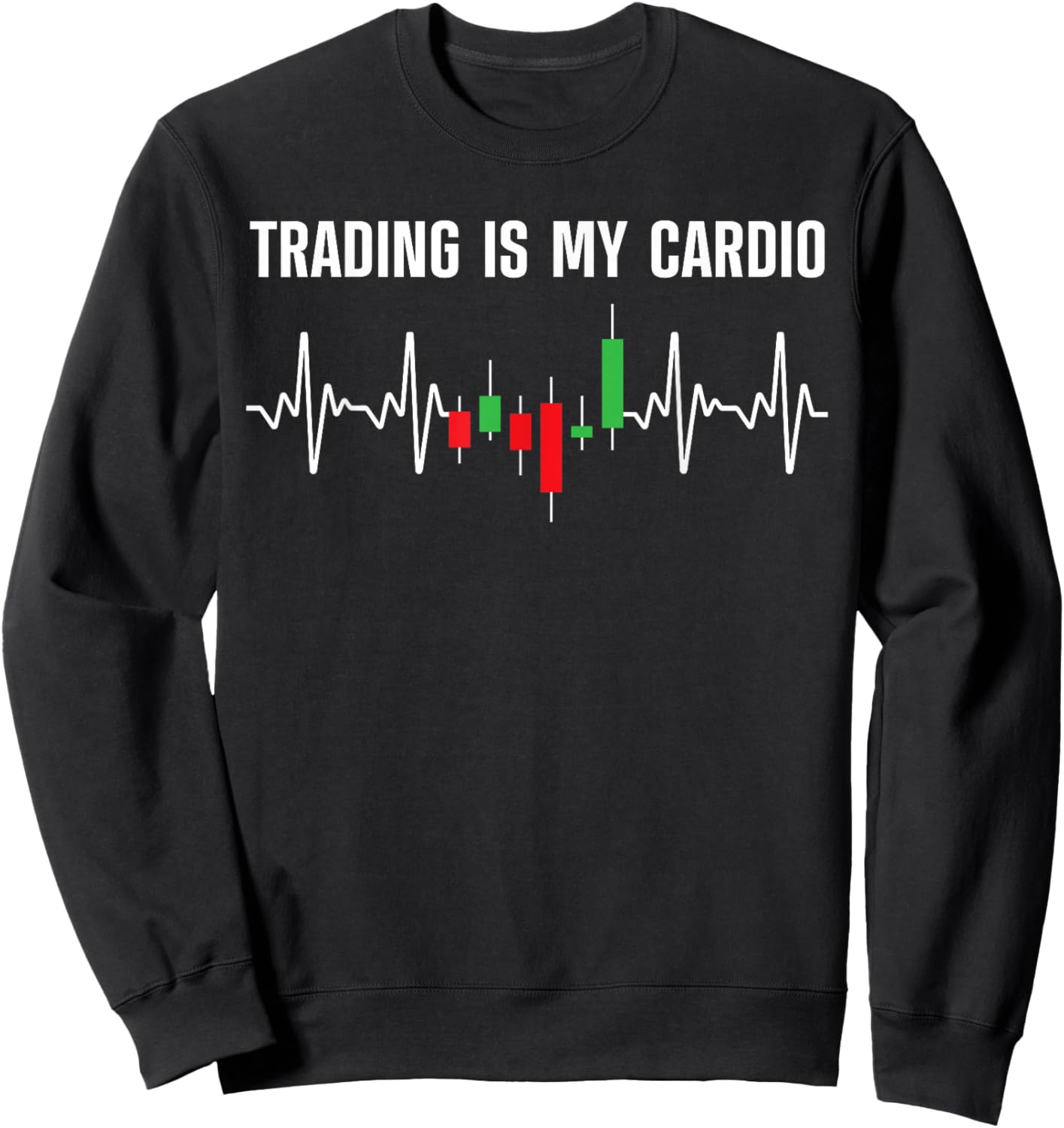 Cool Stock Trading Art Women Day Trader Stock Market Sweatshirt - Sweatshirt | Black