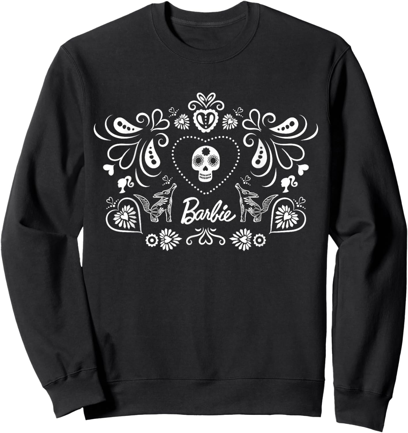 Barbie Día De Muertos Sweatshirt - Sweatshirt | Black