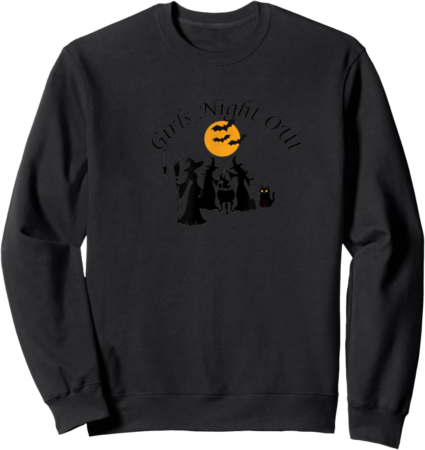 Halloween Girls Night Out Sweatshirt - Sweatshirt | Black