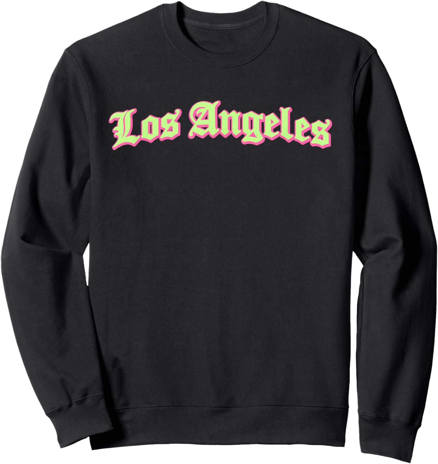 90s Retro Los Angeles Souvenir Men Women Kids Vintage LA Sweatshirt - Sweatshirt | Black