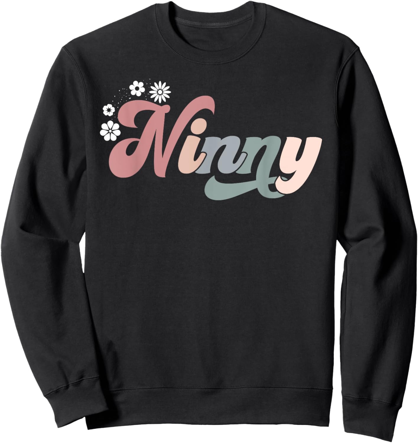Ninny Grandma Ninny Grandmother Proud Ninny Sweatshirt - Sweatshirt | Black