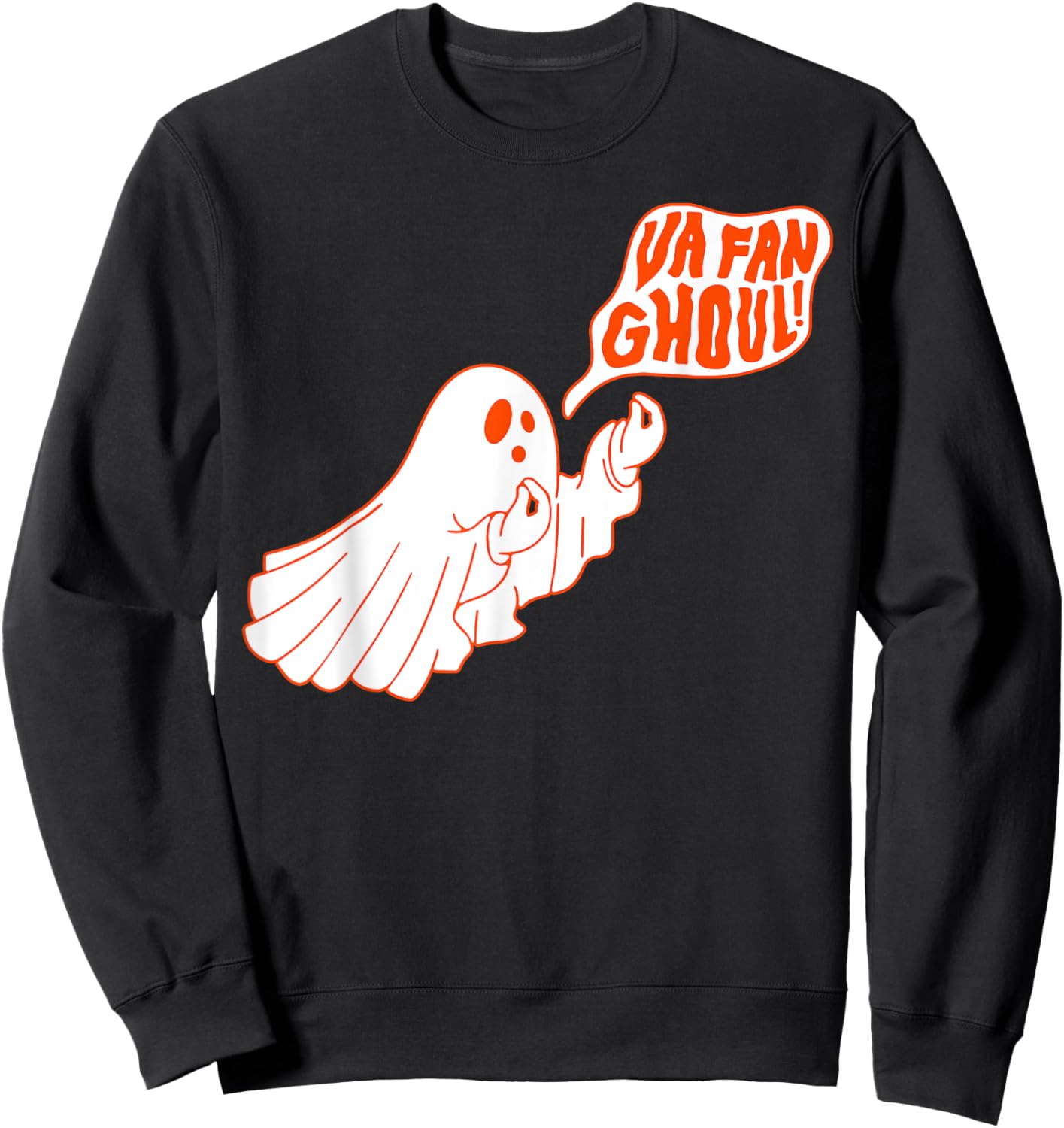 Va Fan Ghoul Sweatshirt - Sweatshirt | Black