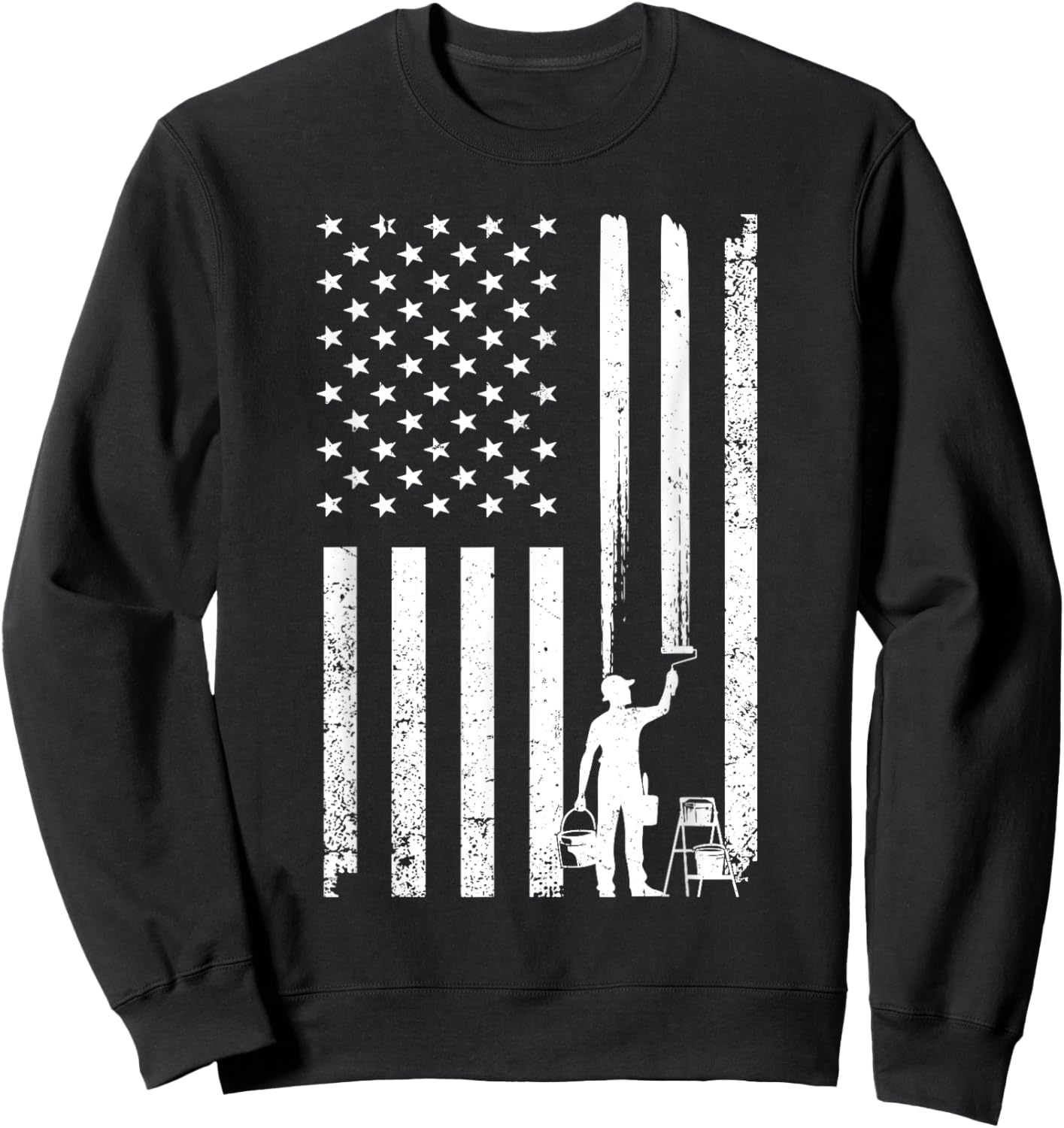Cool Painter Art Women Painting Job House Painter Sweatshirt - Sweatshirt | Black