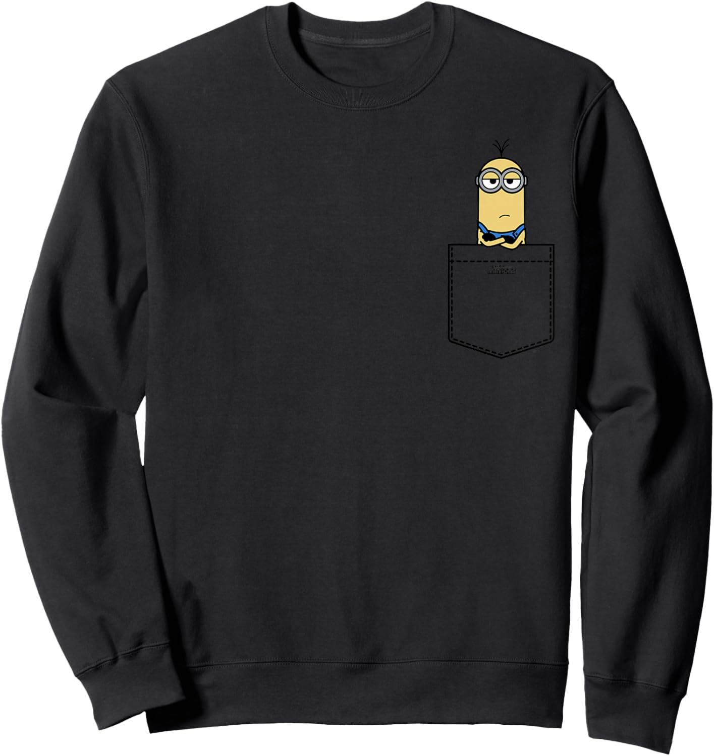 Minions Kevin Serious Pocket Hit Sweatshirt - Sweatshirt | Black