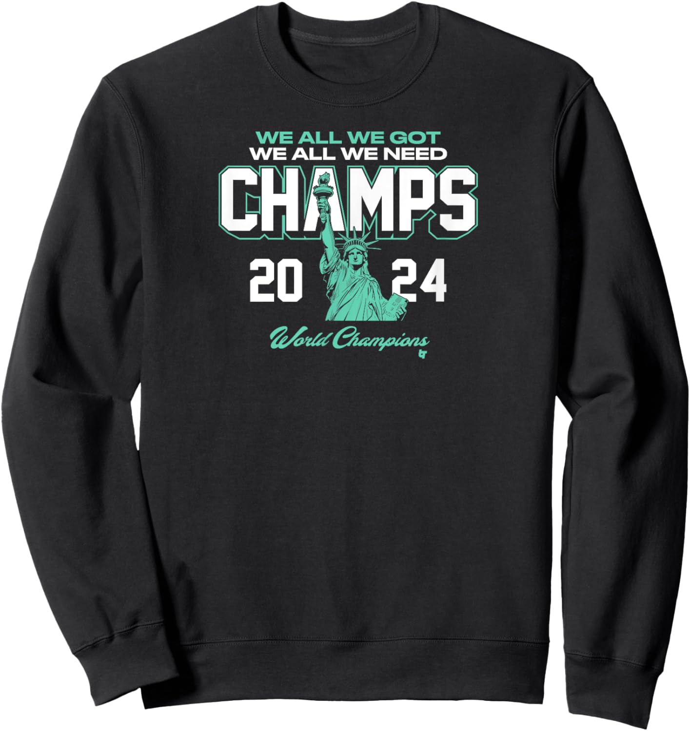 2024 Champs - New York Basketball Sweatshirt - Sweatshirt | Black