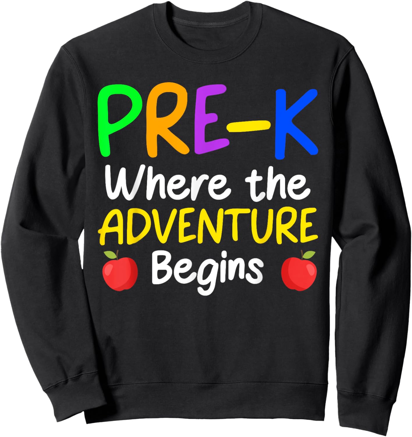 Cute Pre-K Teacher Design Women School PreK Teacher Sweatshirt - Sweatshirt | Black