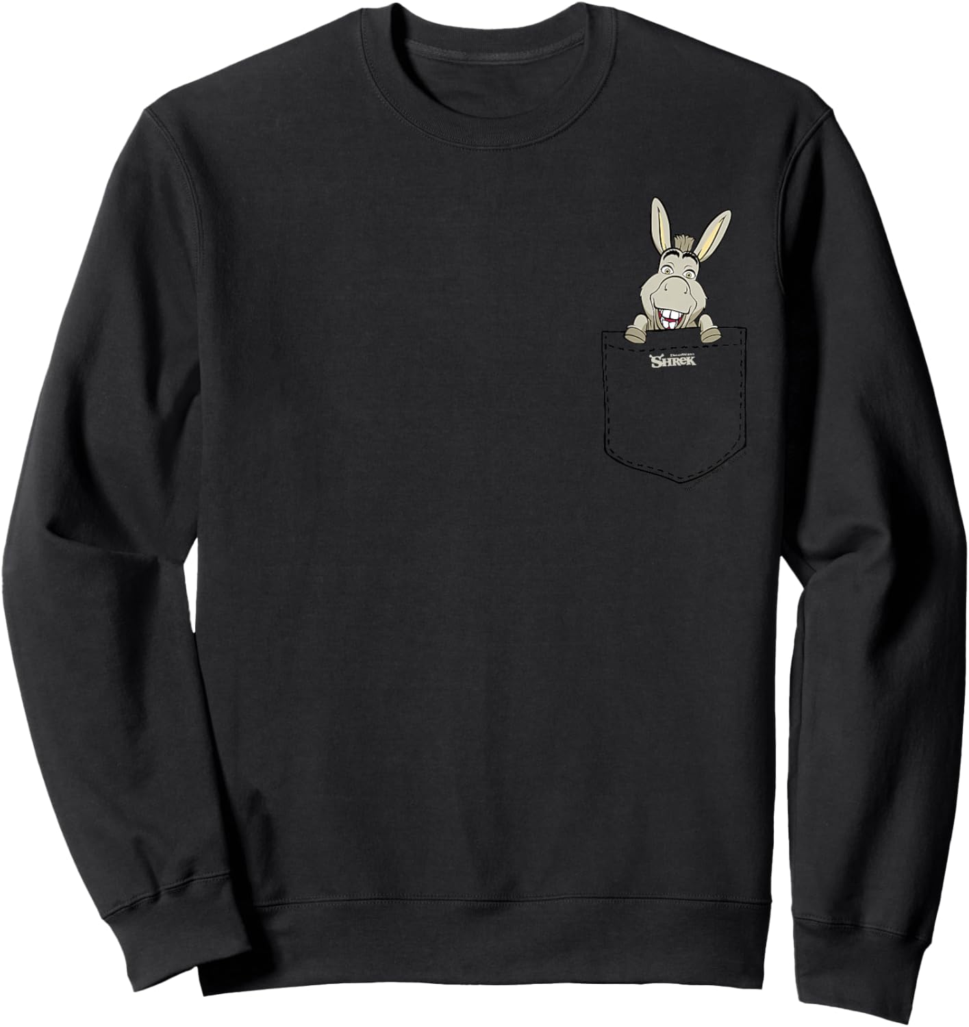 Shrek Donkey In My Pocket Hit Sweatshirt - Sweatshirt | Black