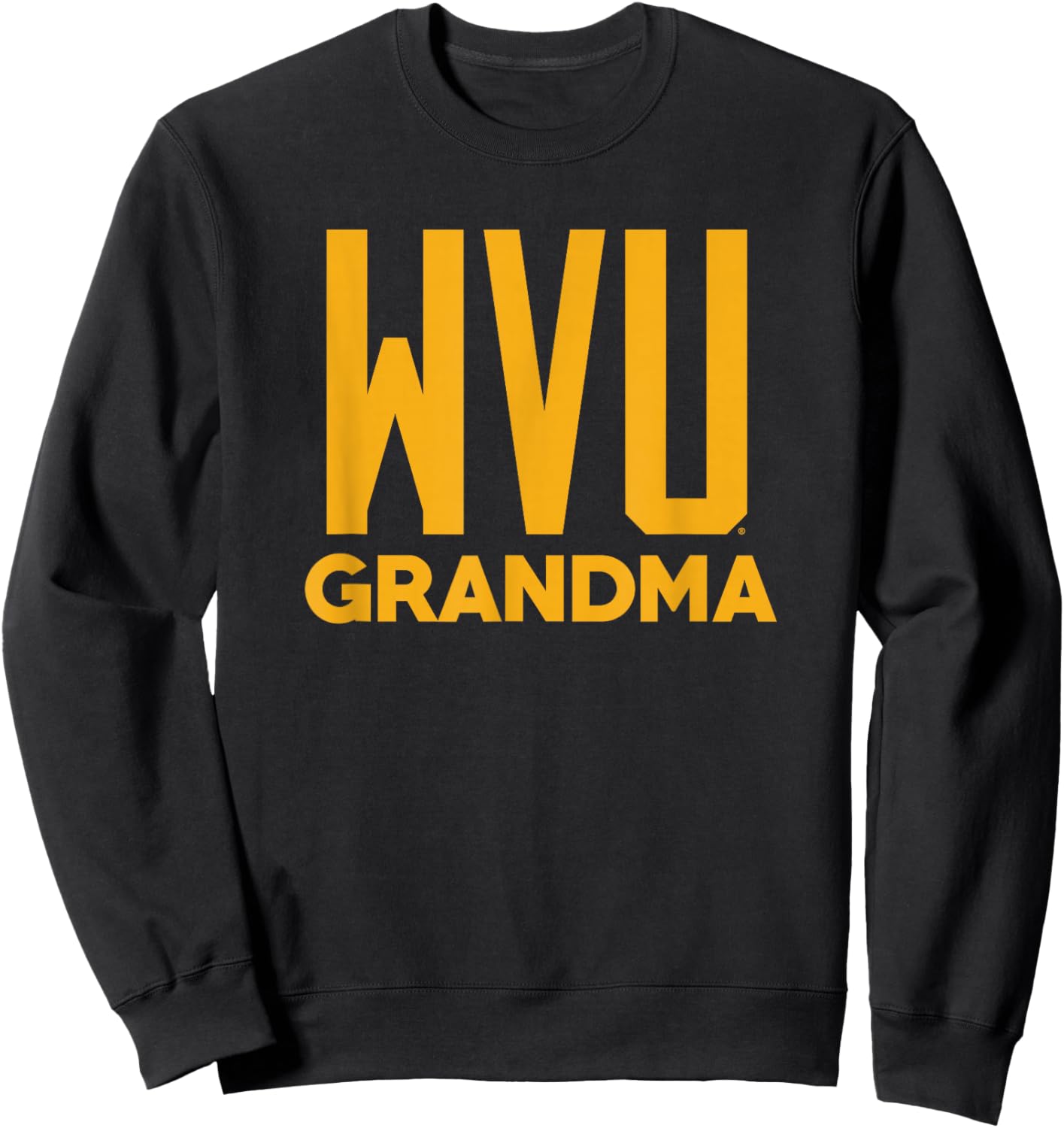 Campus Lab West Virginia University Mountaineers Grandma Sweatshirt - Sweatshirt | Black