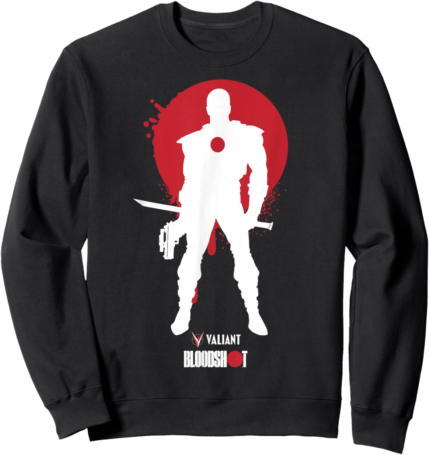 Valiant - Designs Bloodshot, a Digital Soldier Sweatshirt - Sweatshirt | Black