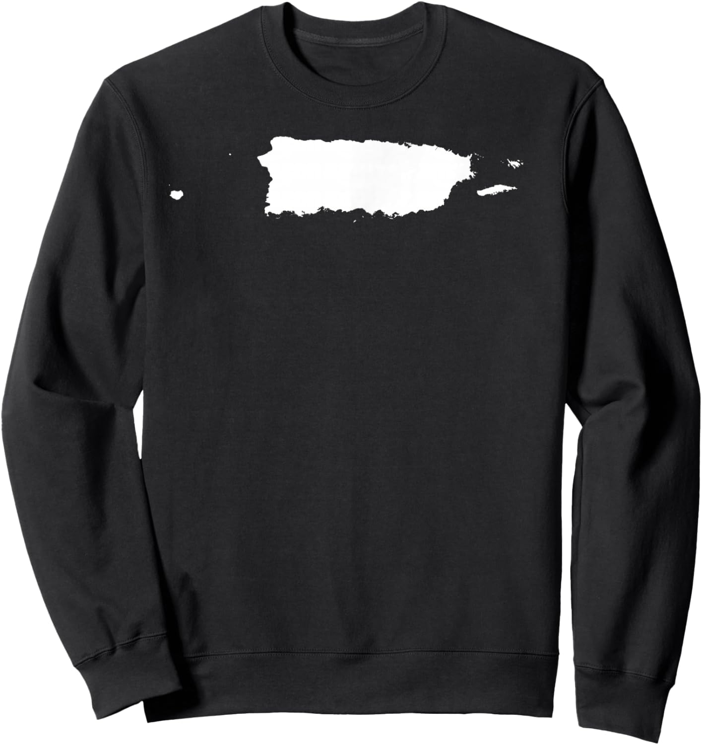 Puerto Rico Island Hispanic Boricua Rica Heritage Month Sweatshirt - Sweatshirt | Black