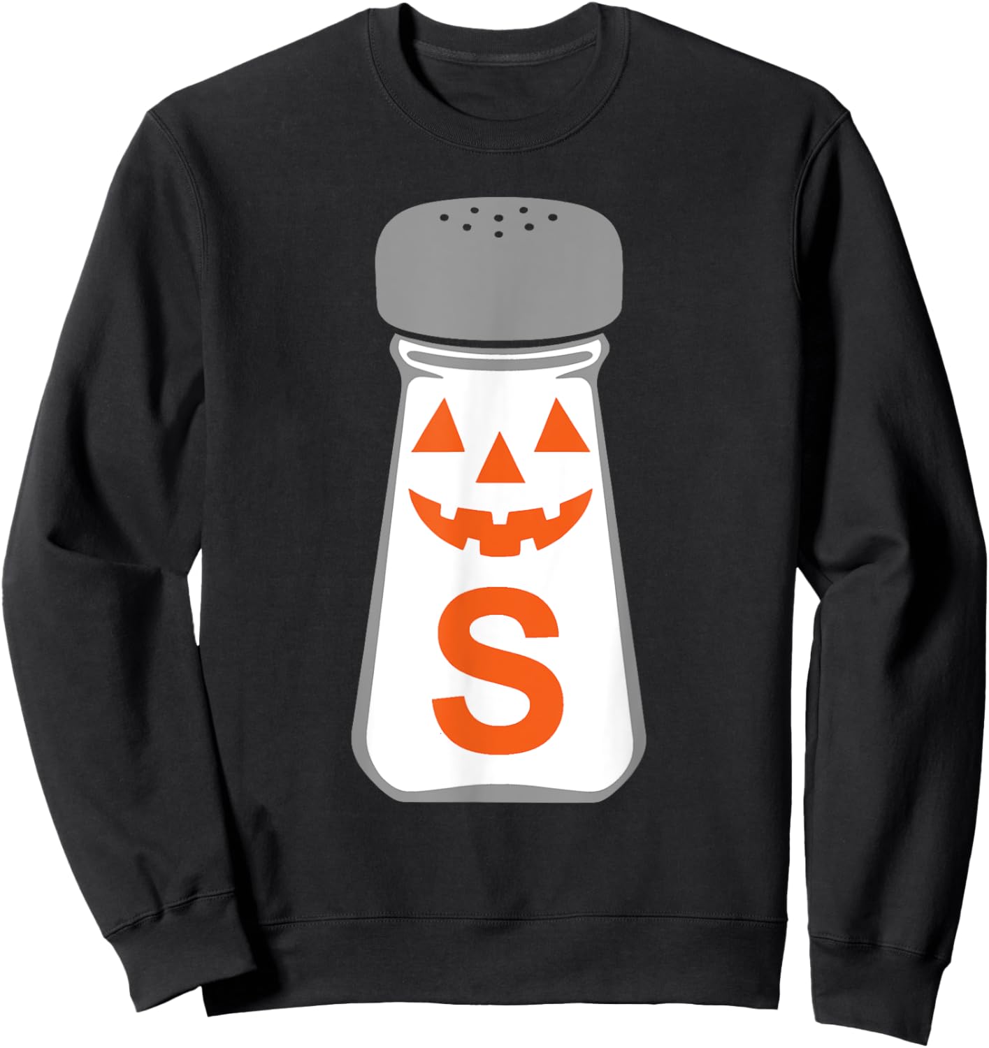 Salt And Pepper Halloween Costume Sweatshirt - Sweatshirt | Black