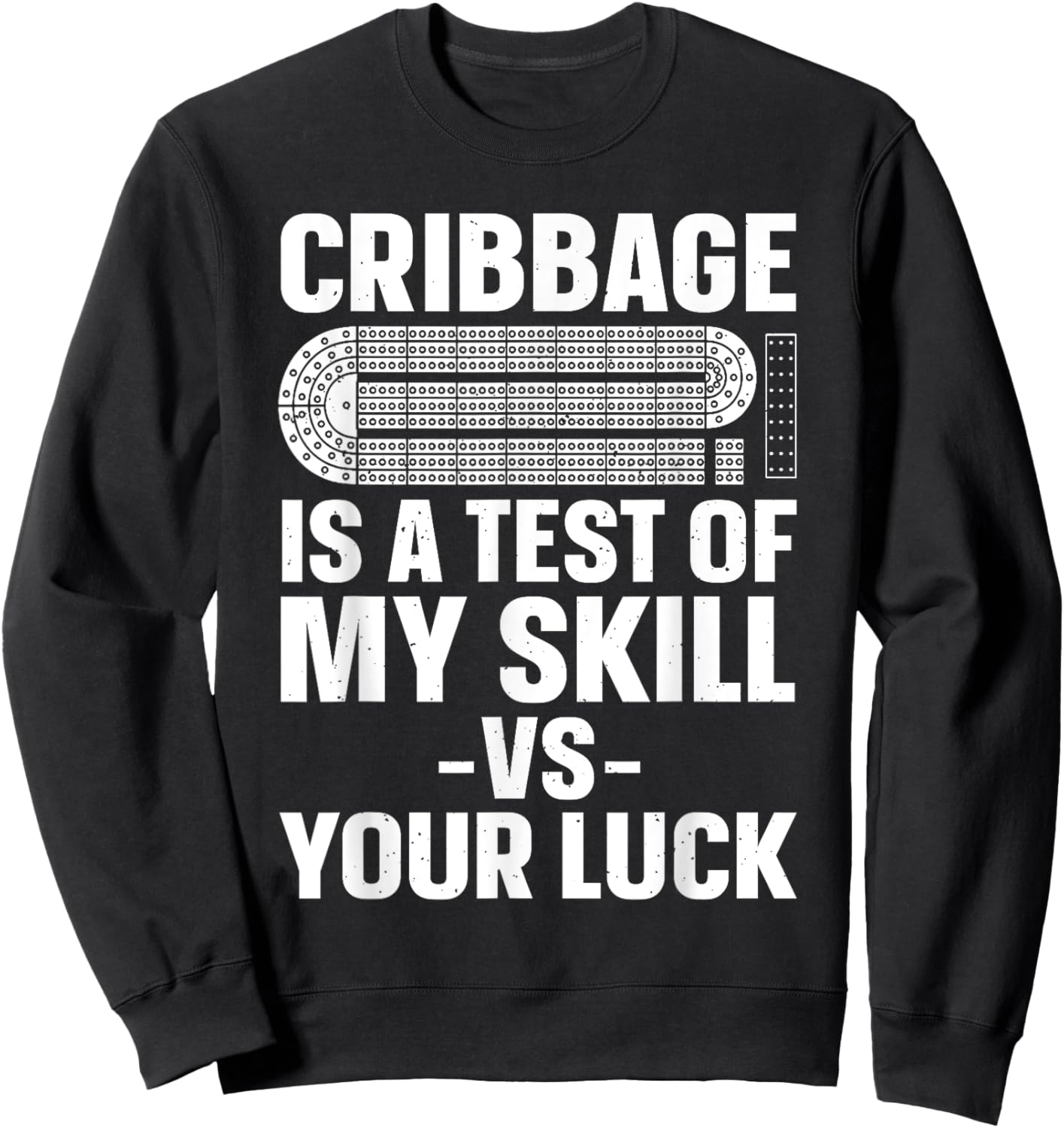 Funny Cribbage Design Women Card Game Cribbage Lover Sweatshirt - Sweatshirt | Black
