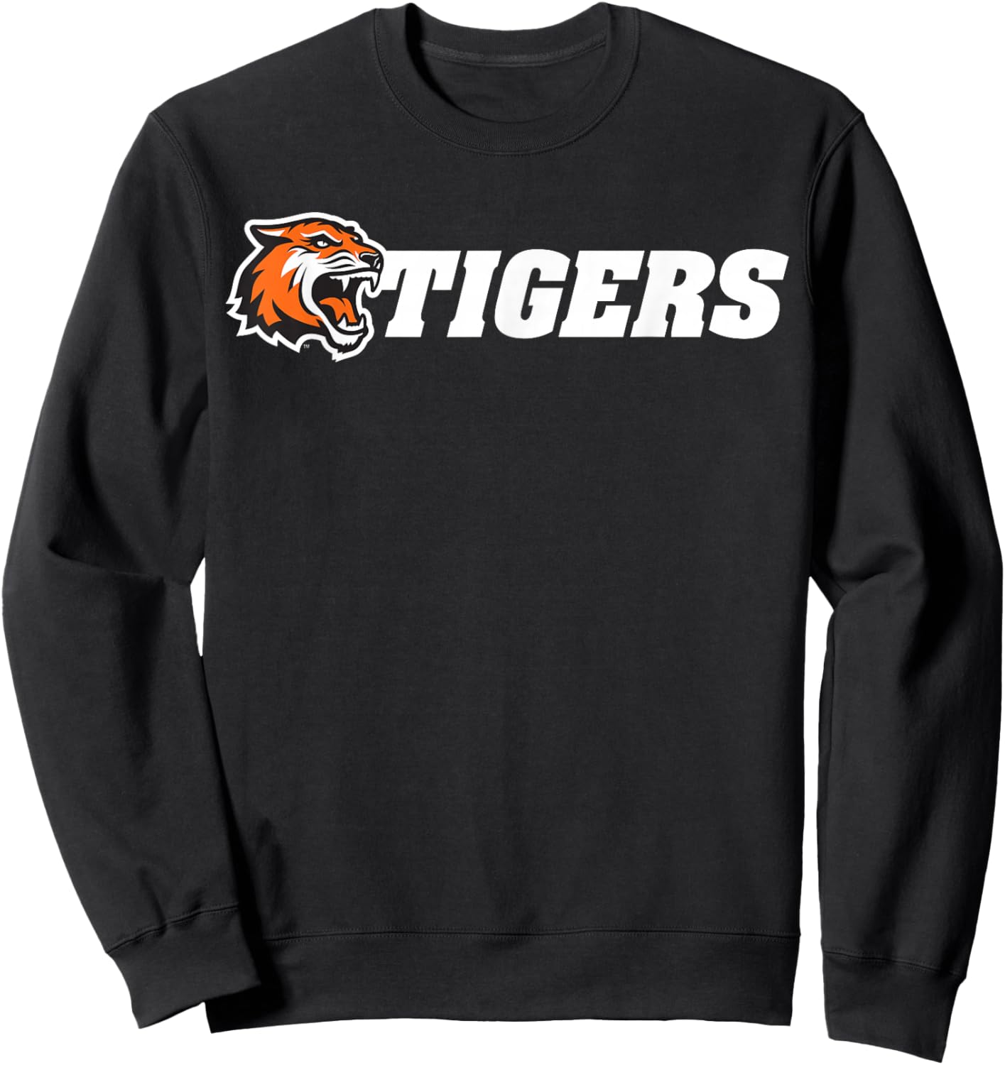 Rochester Institute of Technology RIT Tigers Logo Sweatshirt - Sweatshirt | Black