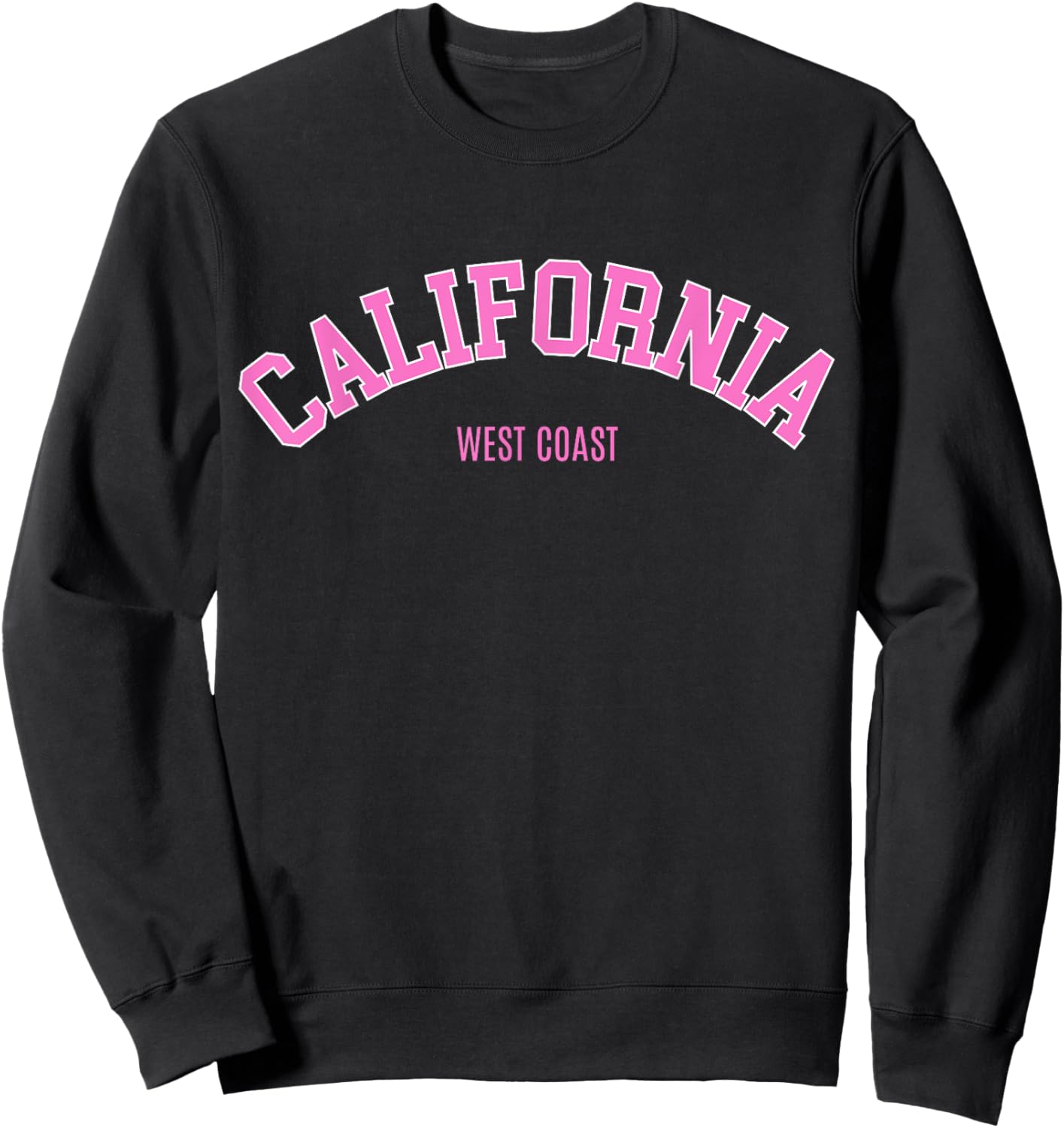 California Women's Graphic Summer Tops Vintage Sweatshirt - Sweatshirt | Black