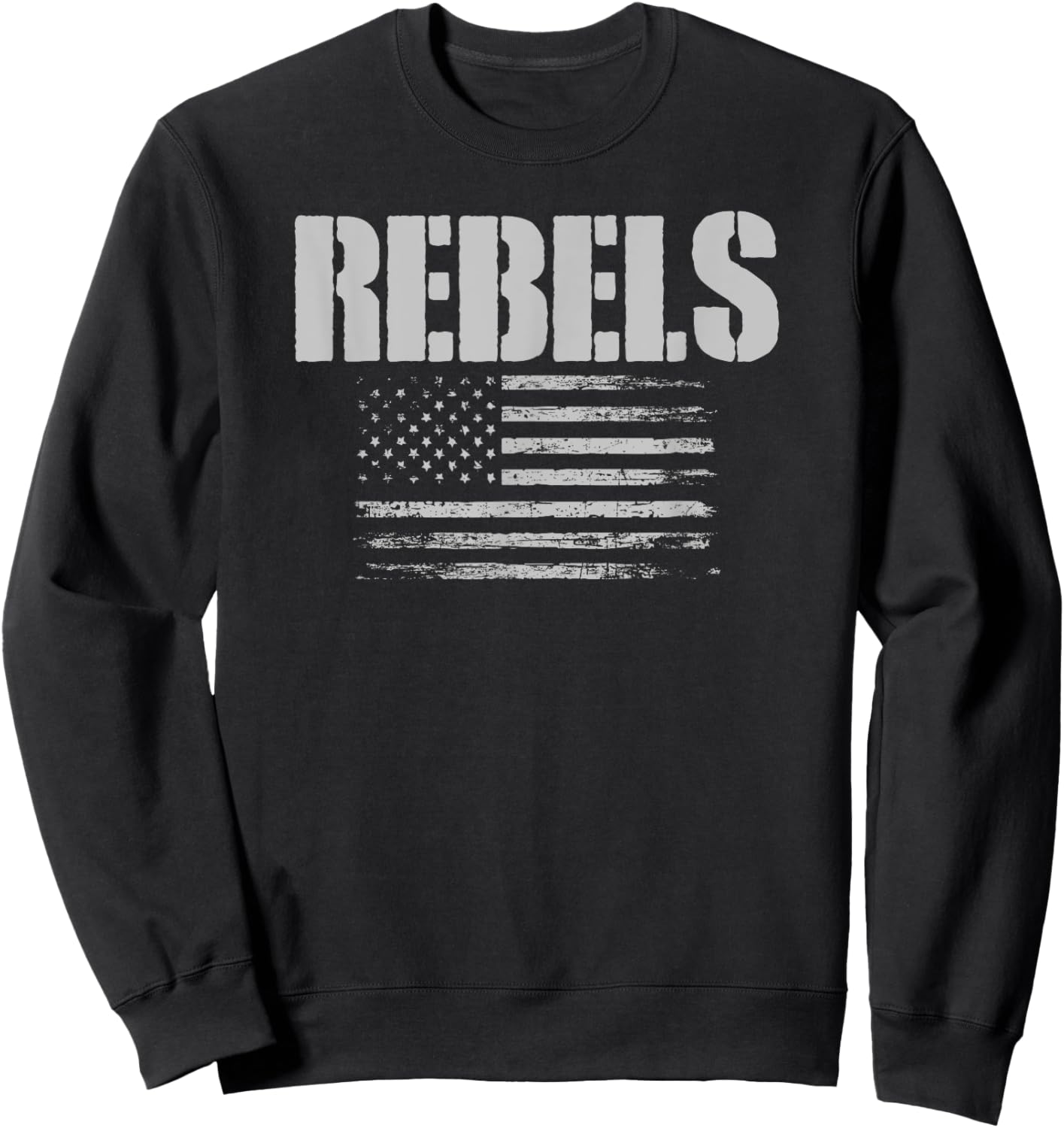 Champlin Park Rebels USA Flag Pride Sweatshirt - Sweatshirt | Black