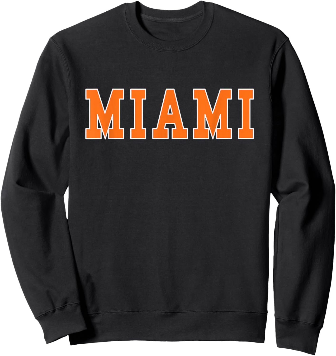 MIAMI - Throwback Design - Classic Sweatshirt - Sweatshirt | Black