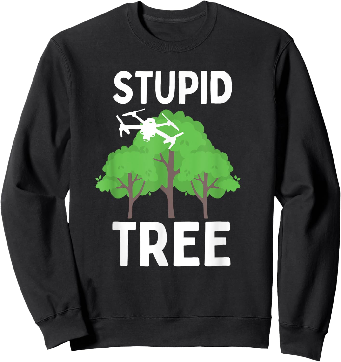 Best Drone Art Women Drone Pilot Quadcopter Lovers Sweatshirt - Sweatshirt | Black