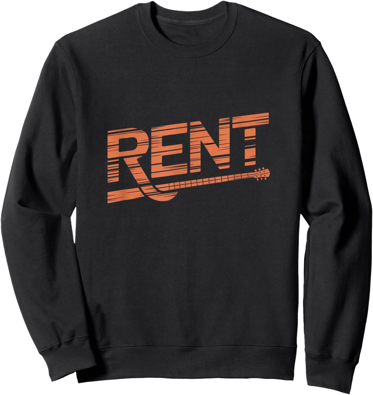 Rent Guitar Music Musical Theatre Broadway Sweatshirt - Sweatshirt | Black