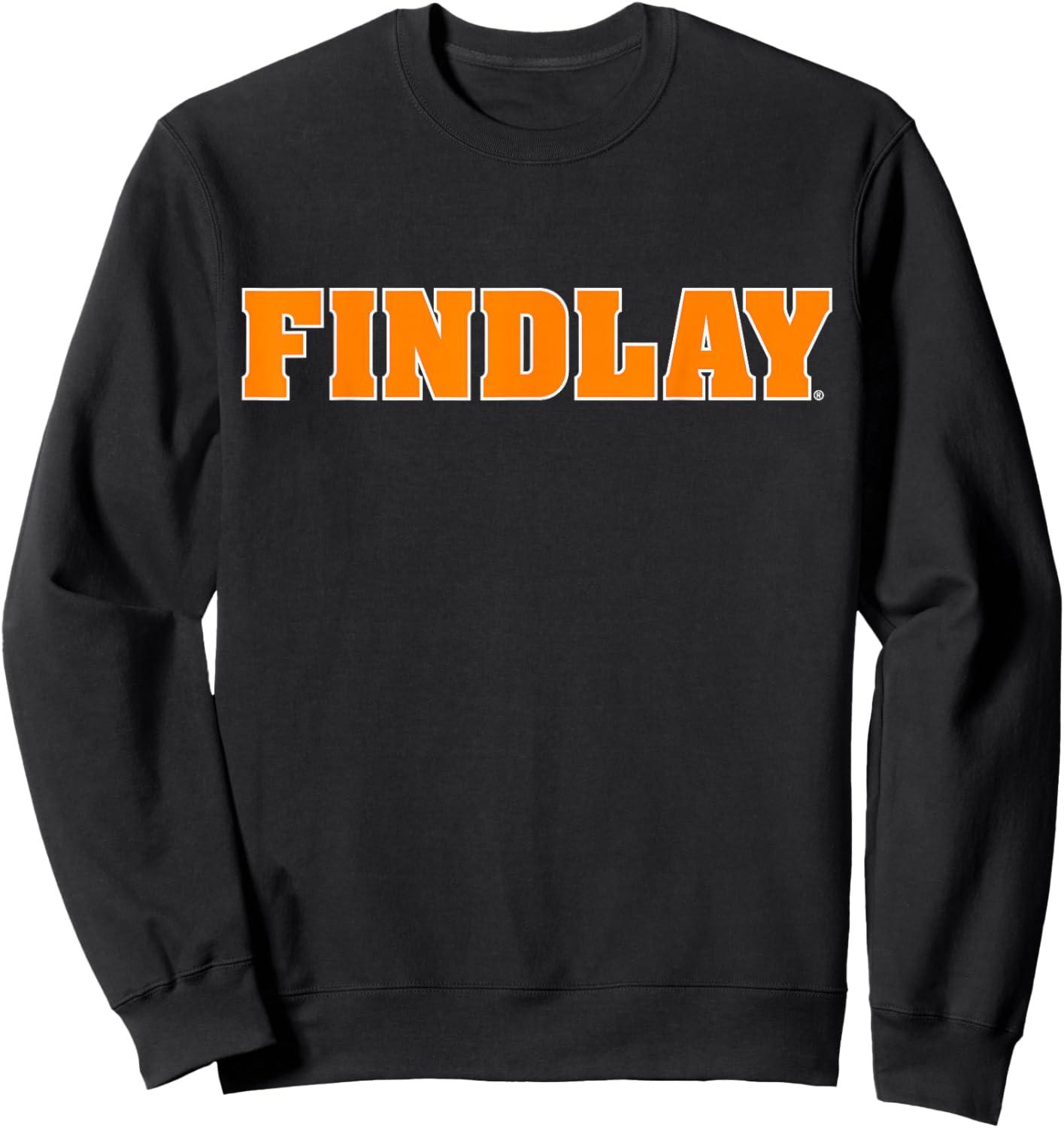 University of Findlay Oilers Block Text Logo Sweatshirt - Sweatshirt | Black