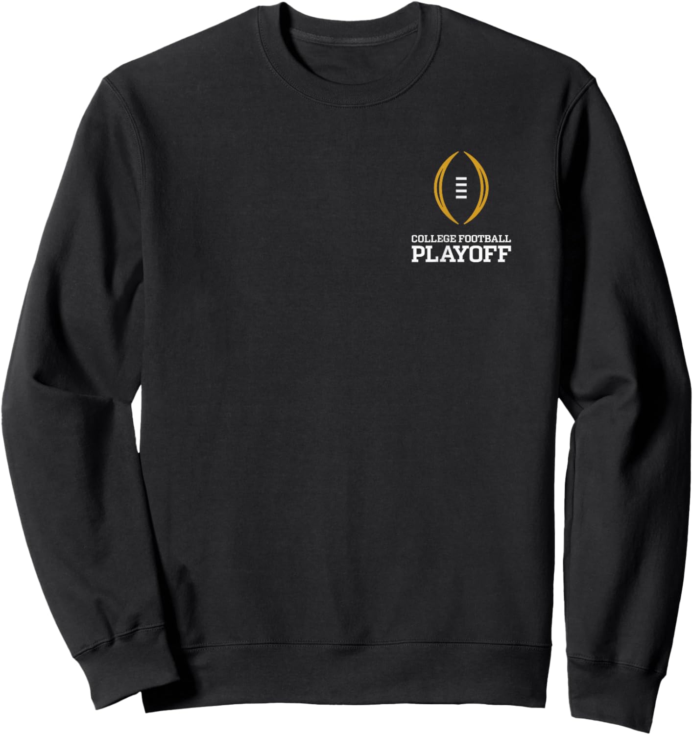 College Football Playoff CFP Front Back Officially Licensed Sweatshirt - Sweatshirt | Black
