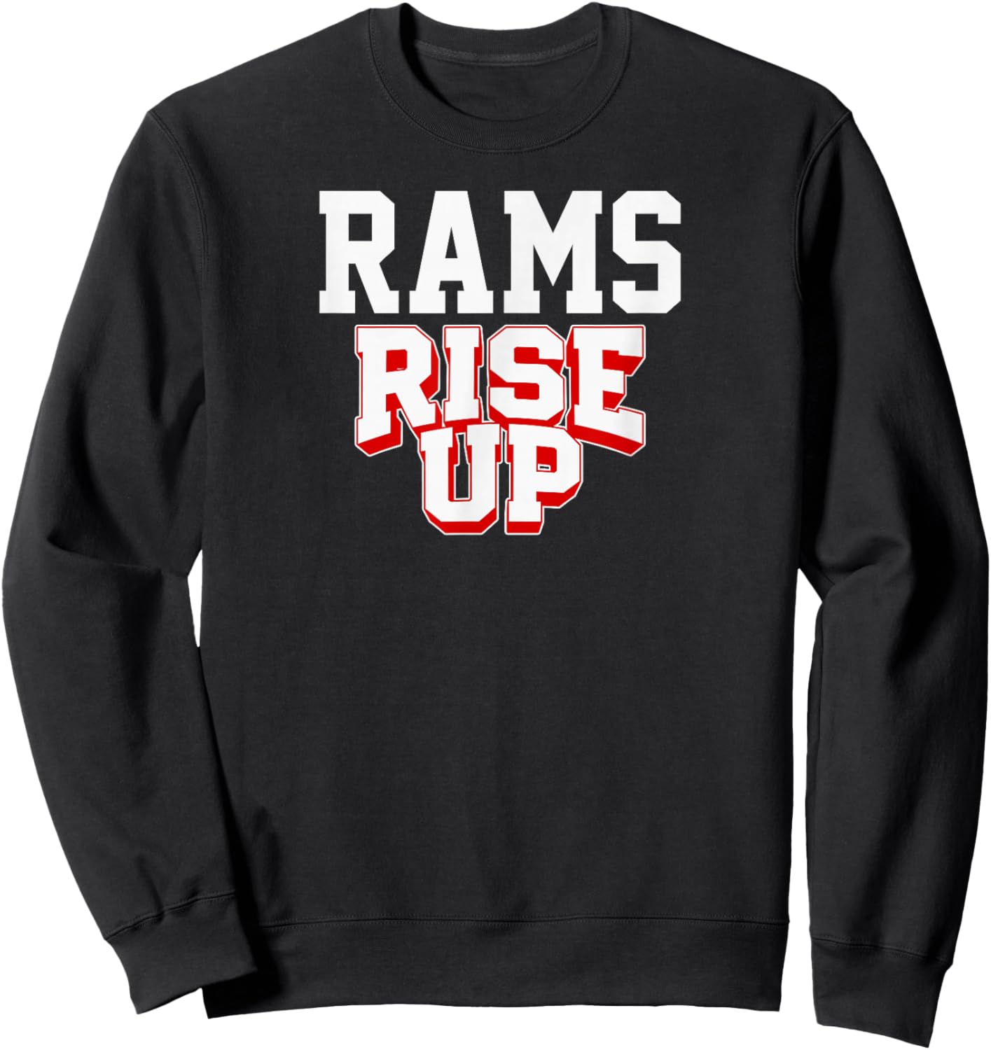 Rogers Rams Rise Up HS Sweatshirt - Sweatshirt | Black
