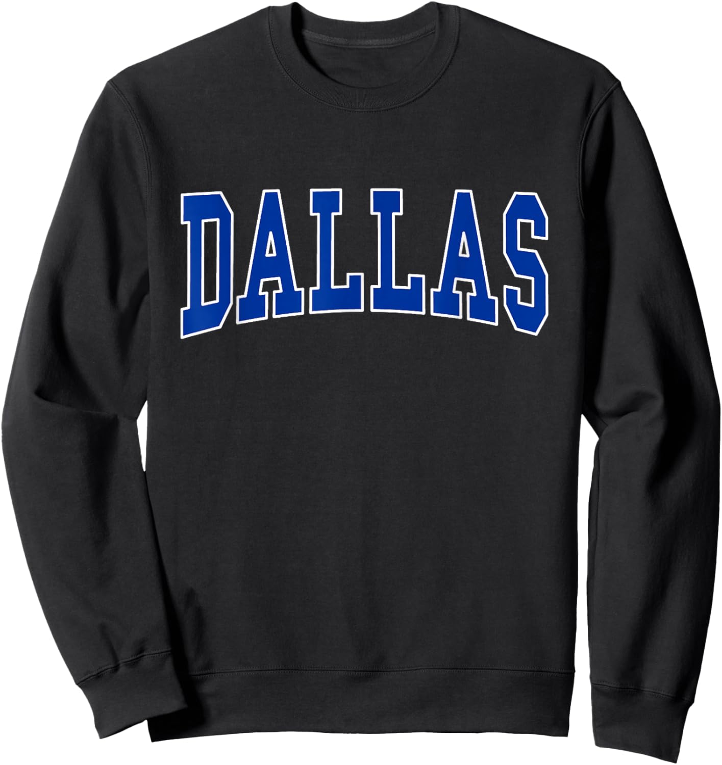 DALLAS - Throwback Design - Classic Sweatshirt - Sweatshirt | Black
