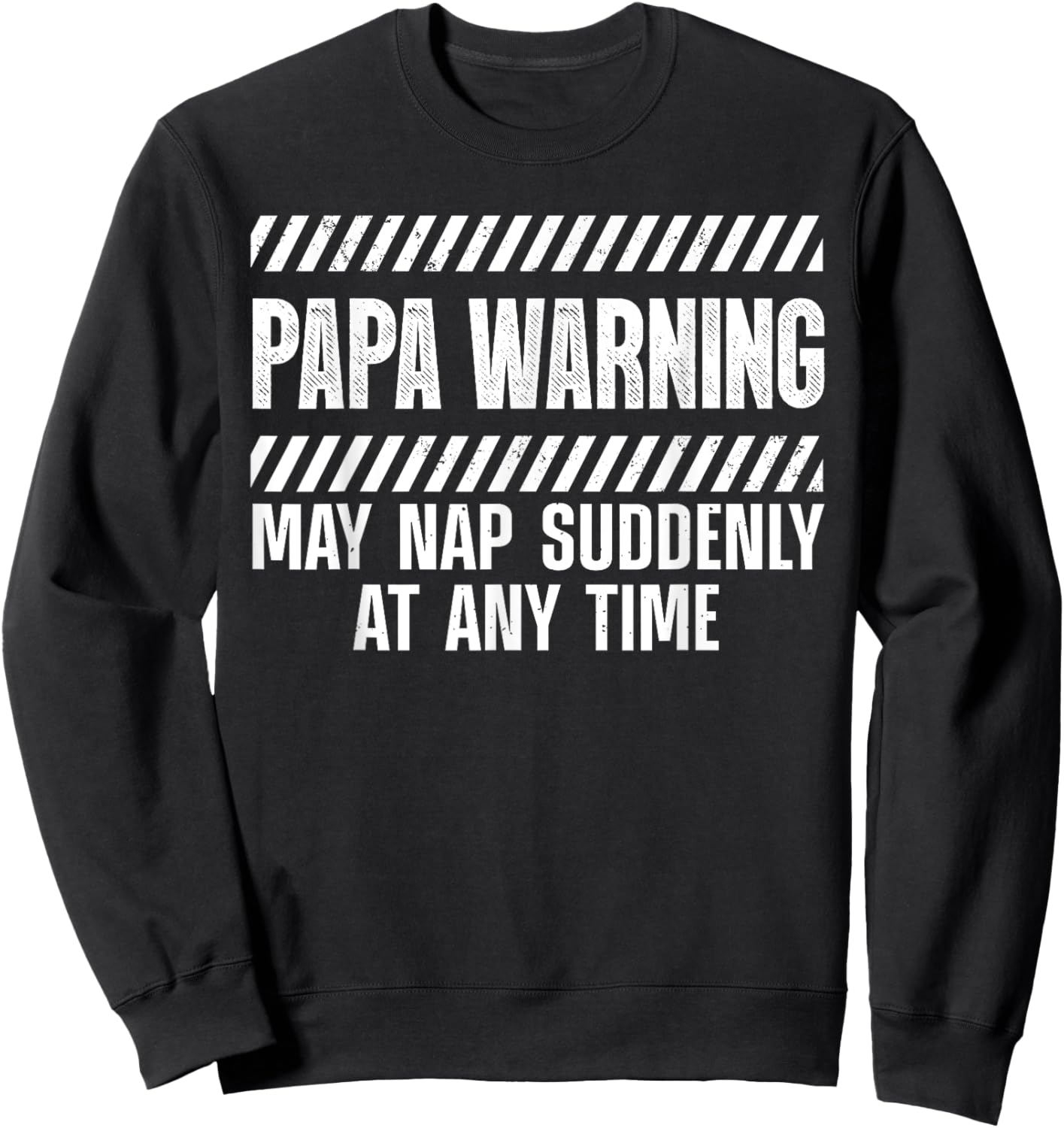 Funny Papa Art For Grandpa From Grandkids Father's Day Papa Sweatshirt - Sweatshirt | Black
