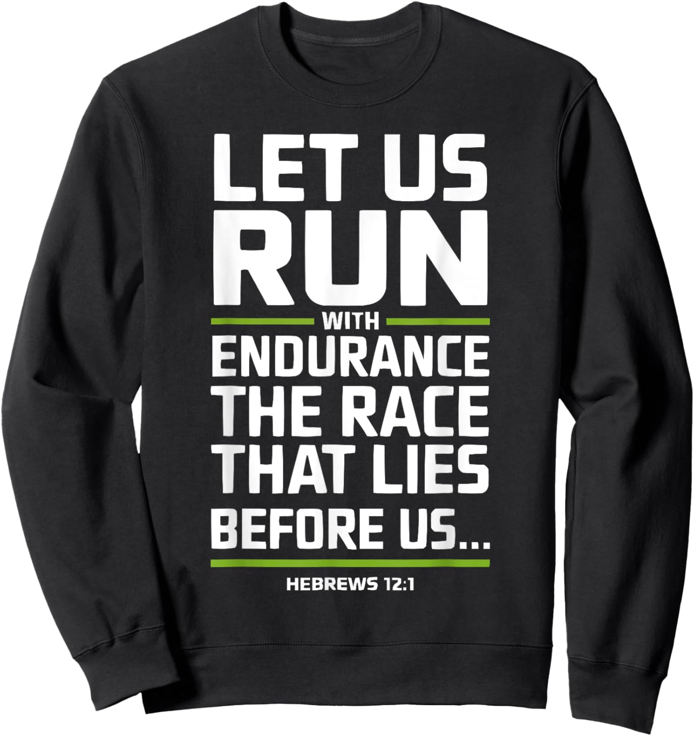 Running Jesus Christ Religion Christian Runner Christianity Sweatshirt - Sweatshirt | Black