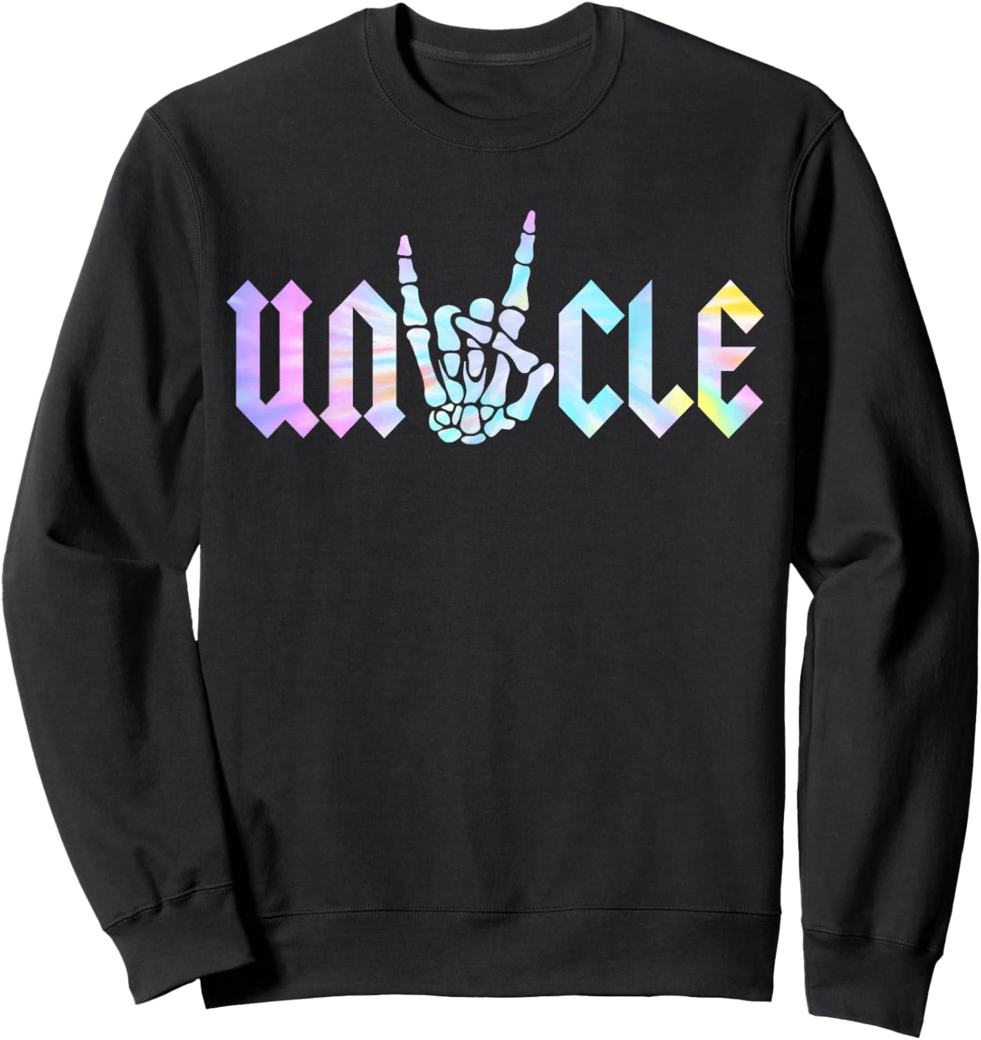 Uncle Of The Bad Two the Bone Birthday 2 Years Old Birthday Sweatshirt - Sweatshirt | Black