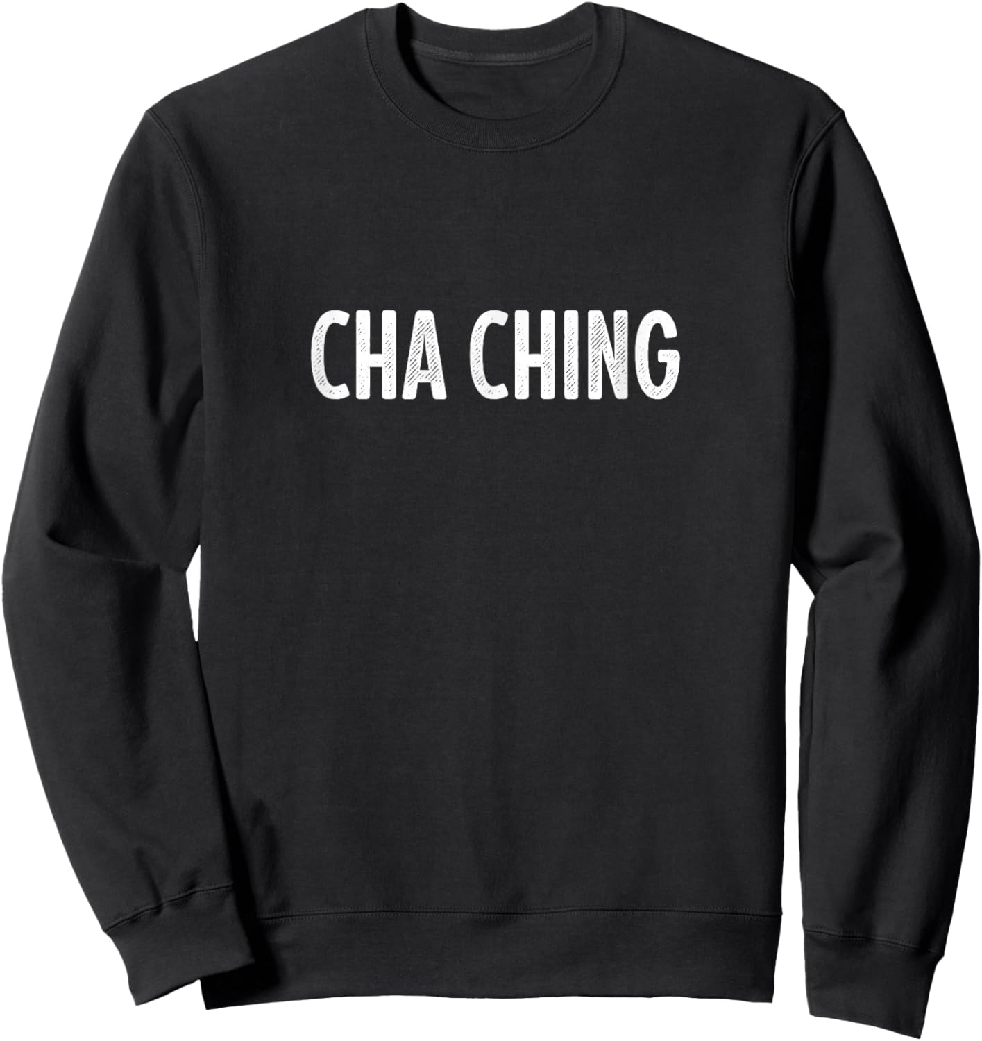 Cha Ching - Vintage Style Sweatshirt - Sweatshirt | Black