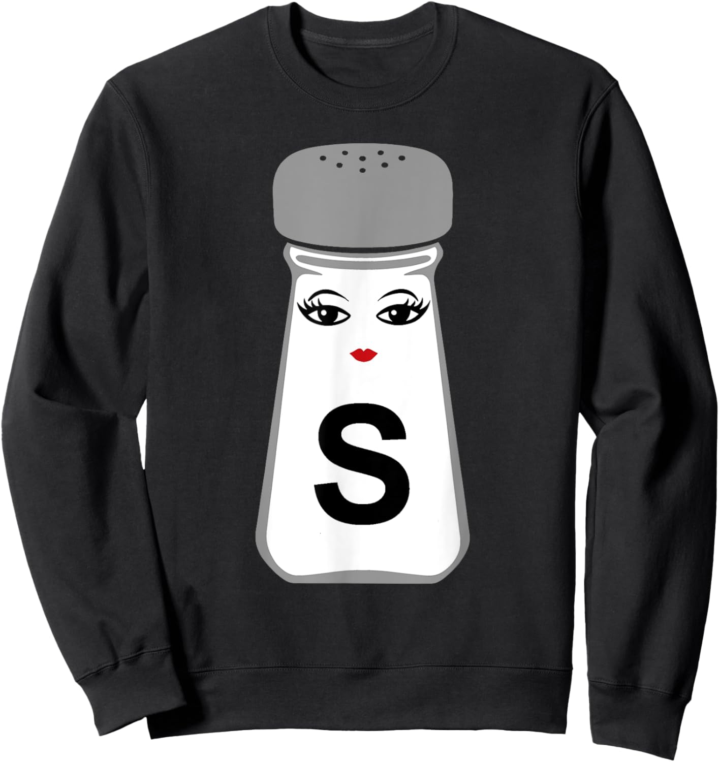 Salt And Pepper Halloween Costume Sweatshirt - Sweatshirt | Black