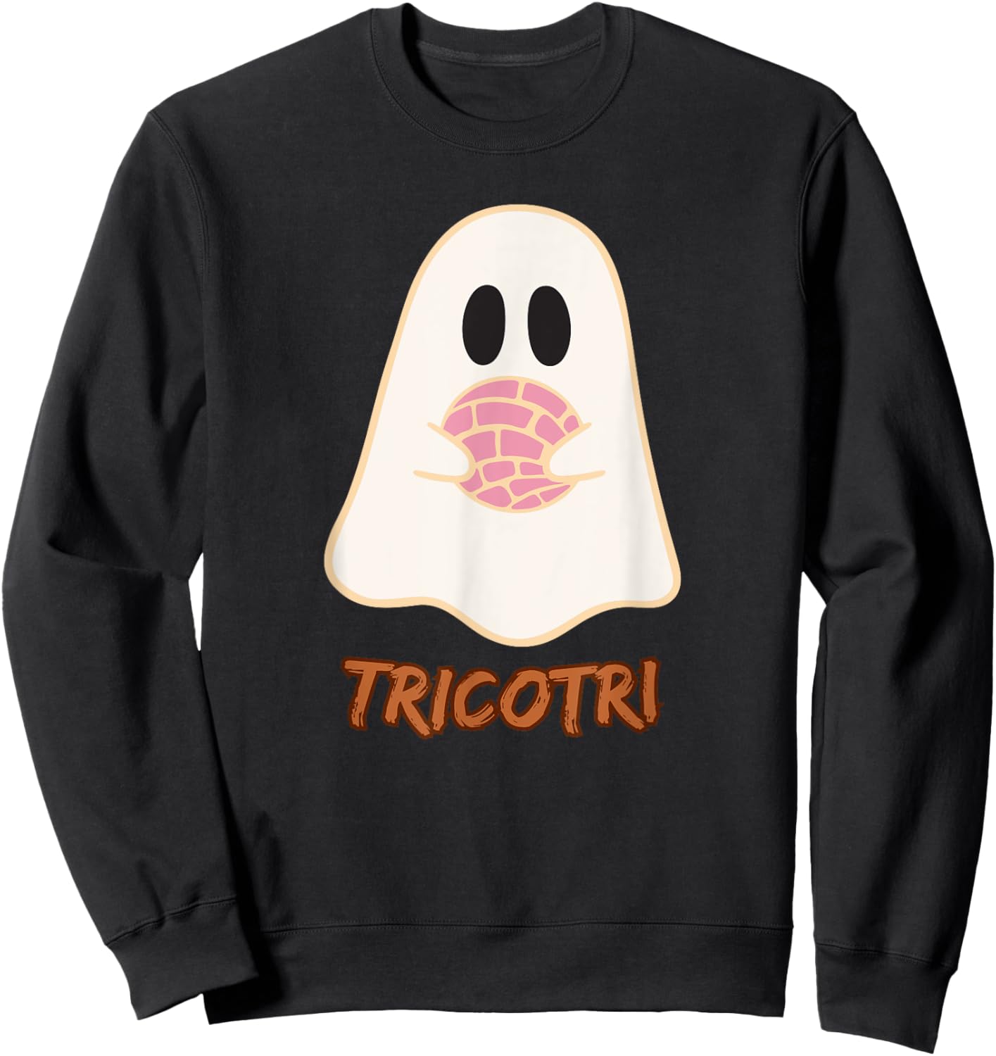 Halloween Tricotri Cafecito Pan Dulce Sweatshirt - Sweatshirt | Black