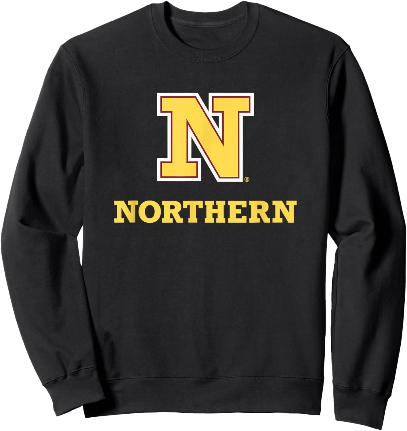 Northern State University Wolves N Logo Sweatshirt - Sweatshirt | Black