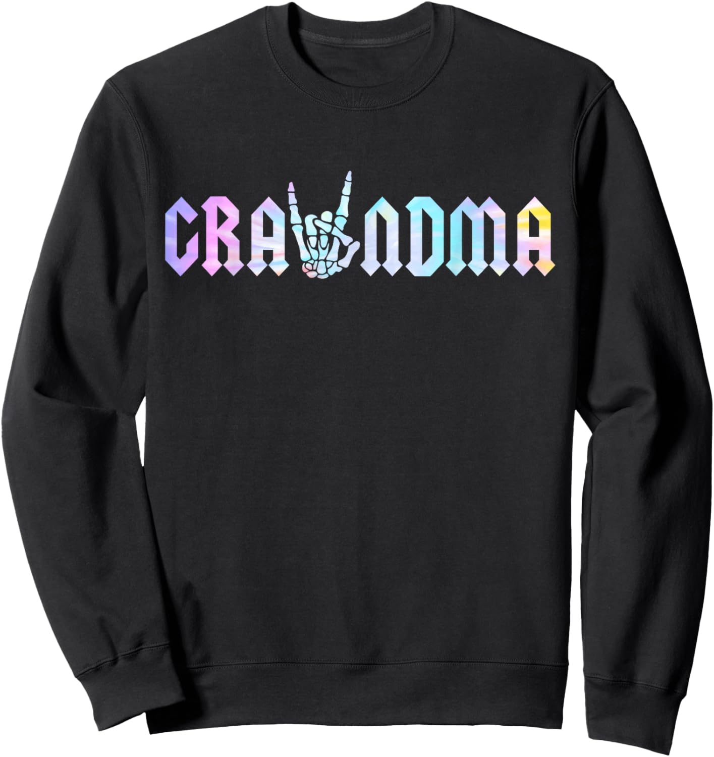 Grandma Of The Bad Two the Bone Birthday 2 Years Old Sweatshirt - Sweatshirt | Black