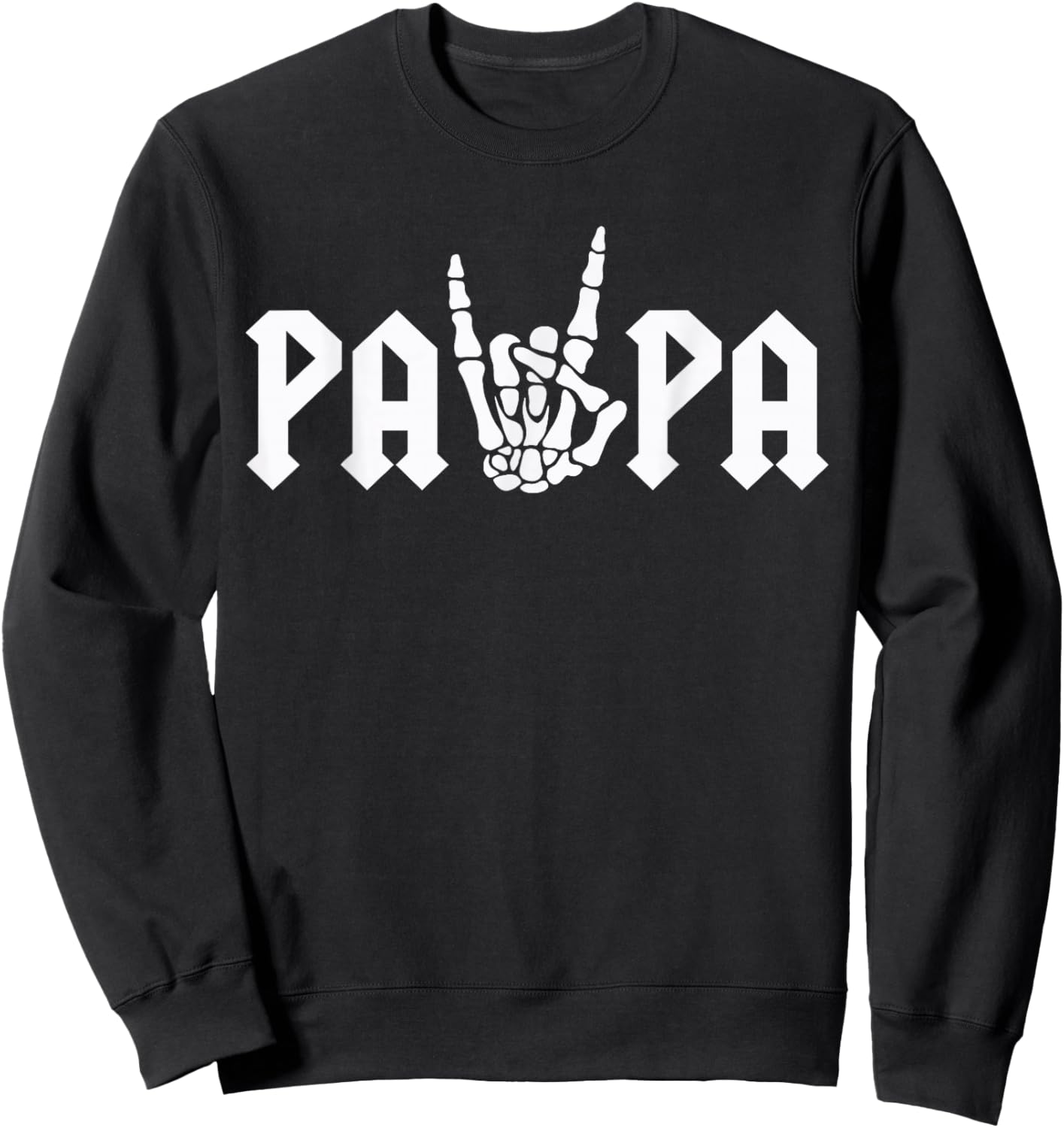 Papa Of The Bad Two the Bone Birthday 2 Years Old Birthday Sweatshirt - Sweatshirt | Black
