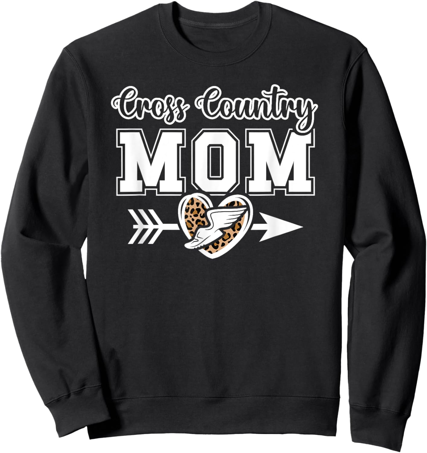 Cross Country Mom Of A Cross Country Runner Mama XC Mother Sweatshirt - Sweatshirt | Black