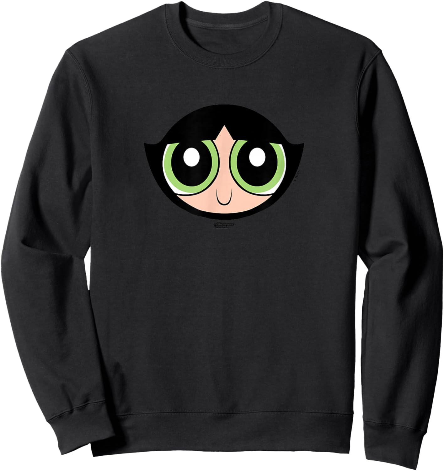 The Powerpuff Girls Buttercup Face Sweatshirt - Sweatshirt | Black