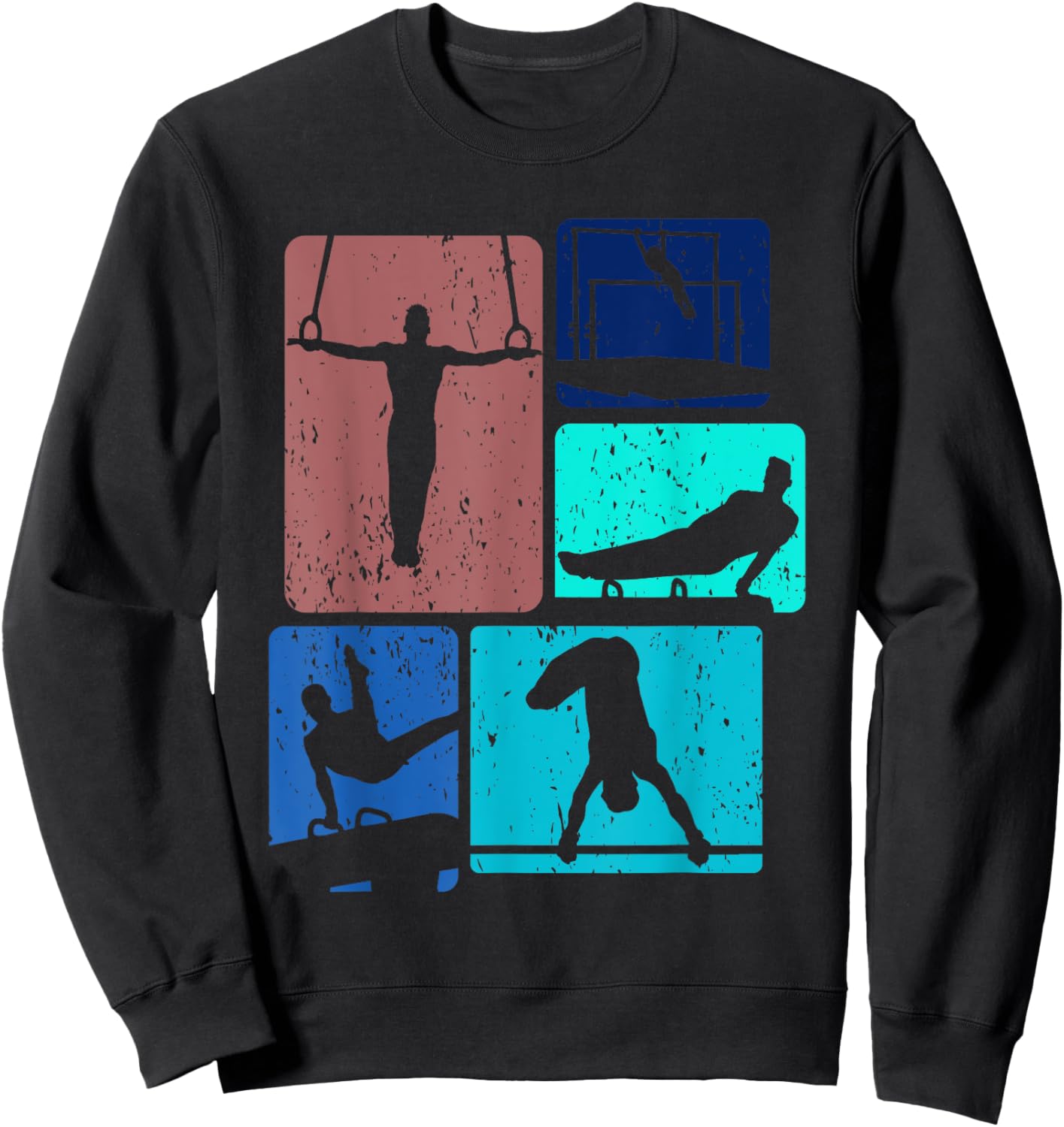 Gymnastics Acrobatic Moves Enthusiasts Outfit Cute Gymnast Sweatshirt - Sweatshirt | Black