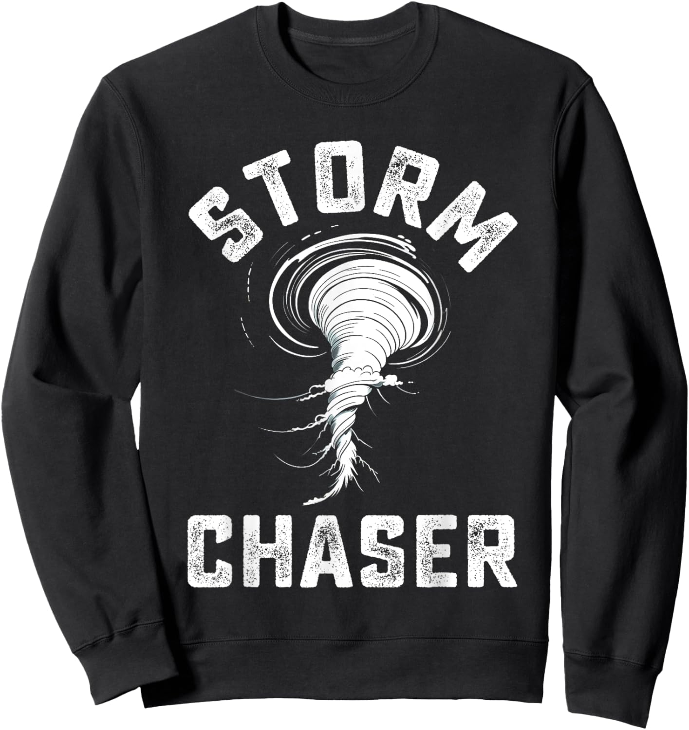 Storm Chaser Costume Tornado Twister Chasers Kids Boys Men Sweatshirt - Sweatshirt | Black