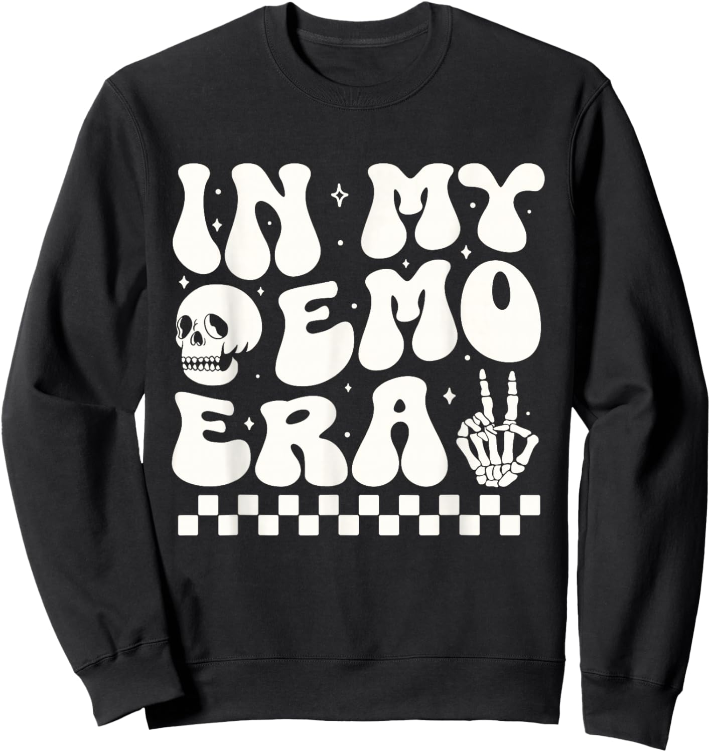In My Emo Era Funny 90s Kids 90s Babies Millennials gifts Sweatshirt - Sweatshirt | Black