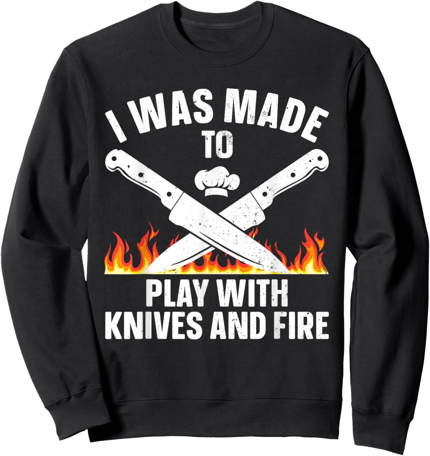 Funny Chef Design Women Cooking Lovers Culinary Chef Sweatshirt - Sweatshirt | Black
