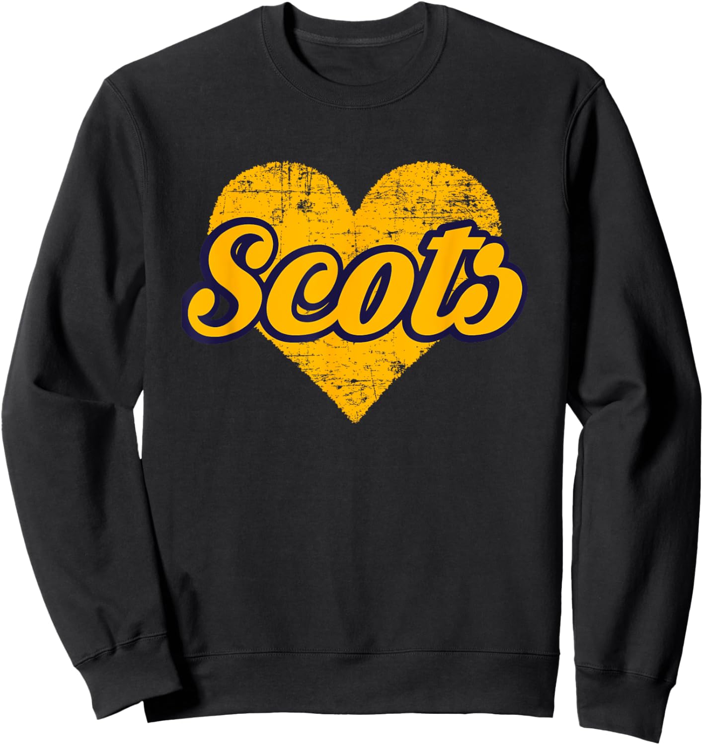 Highland Park Scots Over Heart Sweatshirt - Sweatshirt | Black