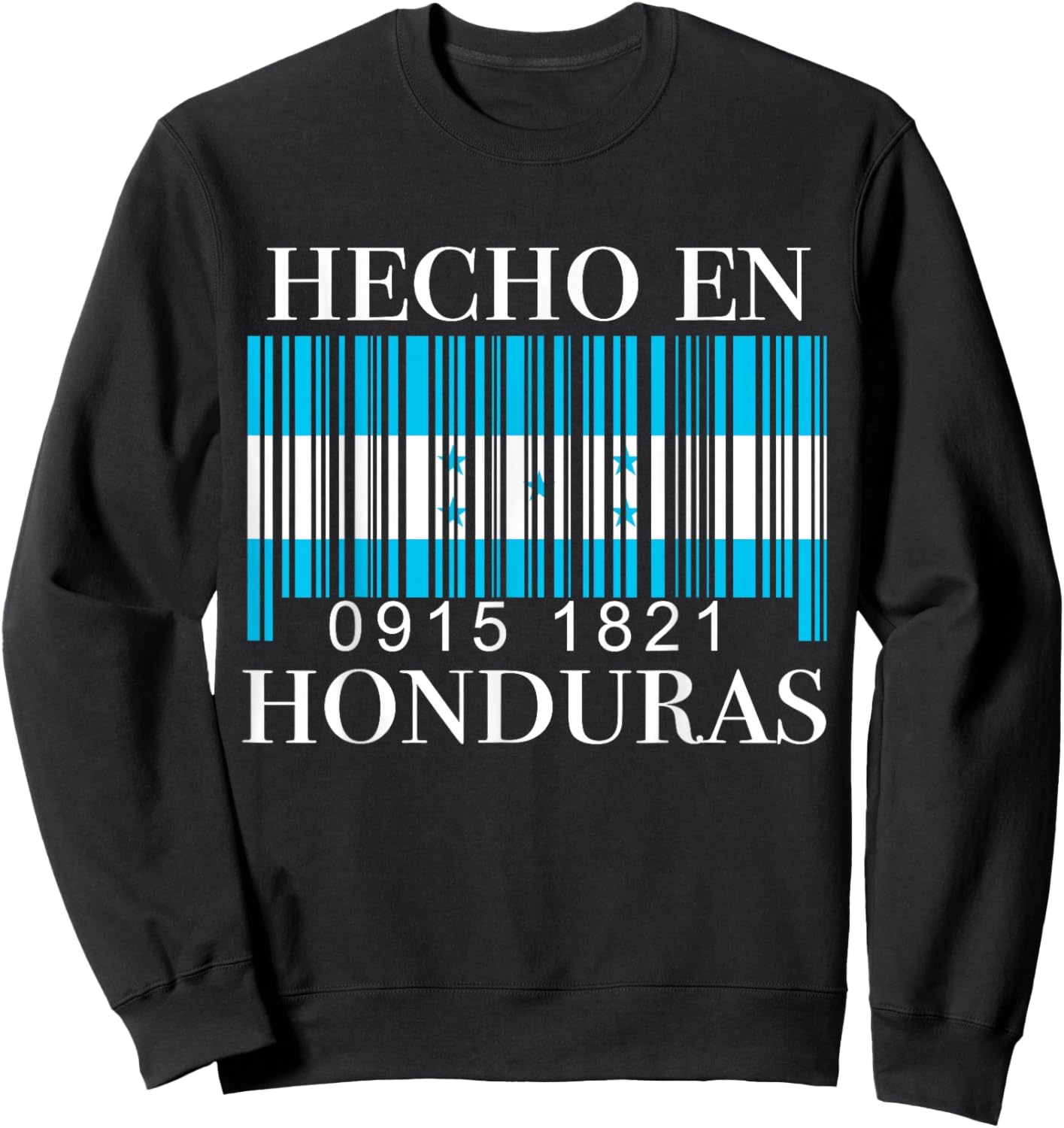 Honduran Flag Bandera Honduras Catracho Hombre Mujer Pride Sweatshirt - Sweatshirt | Black