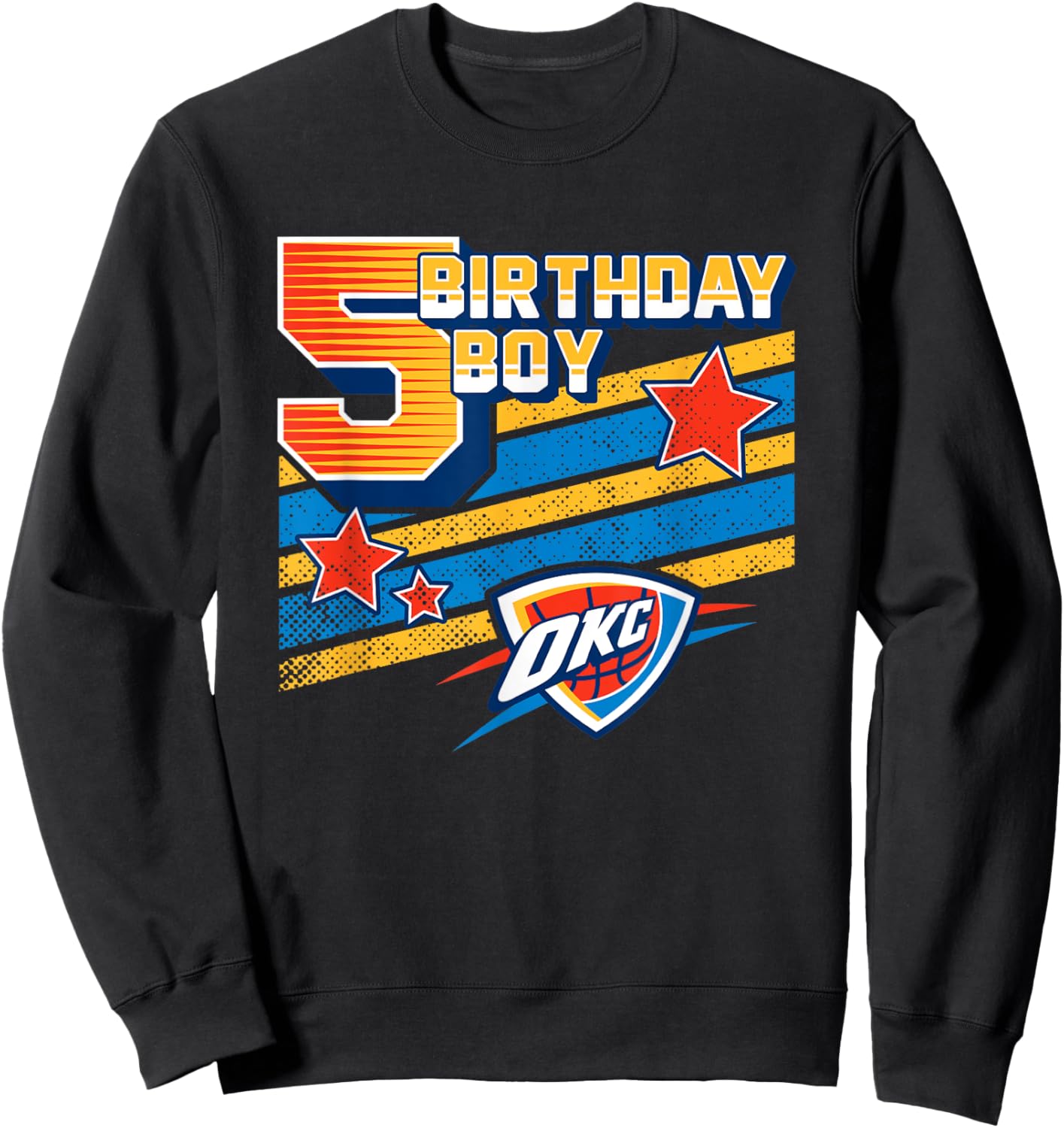 NBA Oklahoma City Thunder 5th Birthday Boy Sweatshirt - Sweatshirt | Black