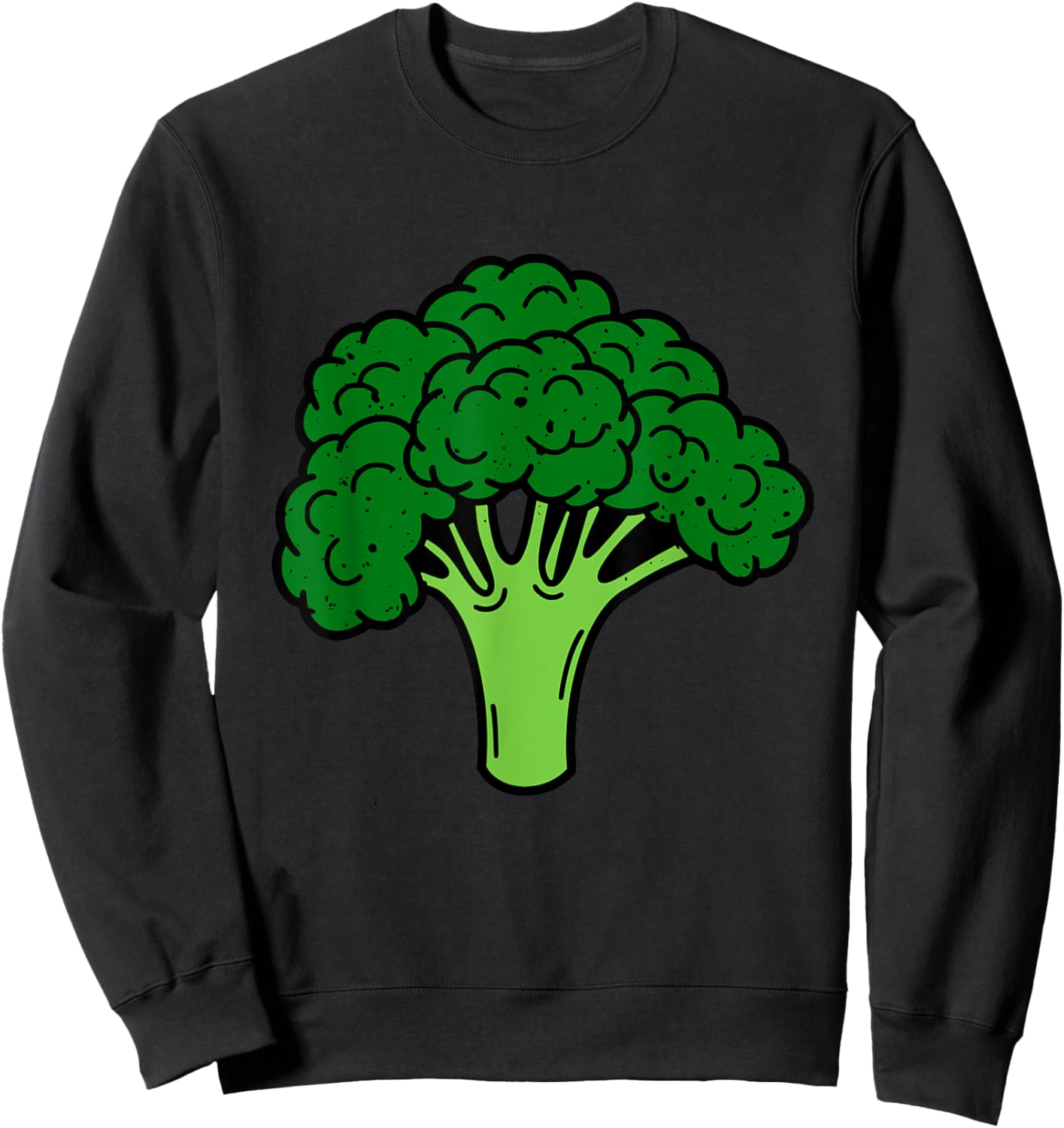 Broccoli Halloween Costume Matching Group Adult Kids Toddler Sweatshirt - Sweatshirt | Black